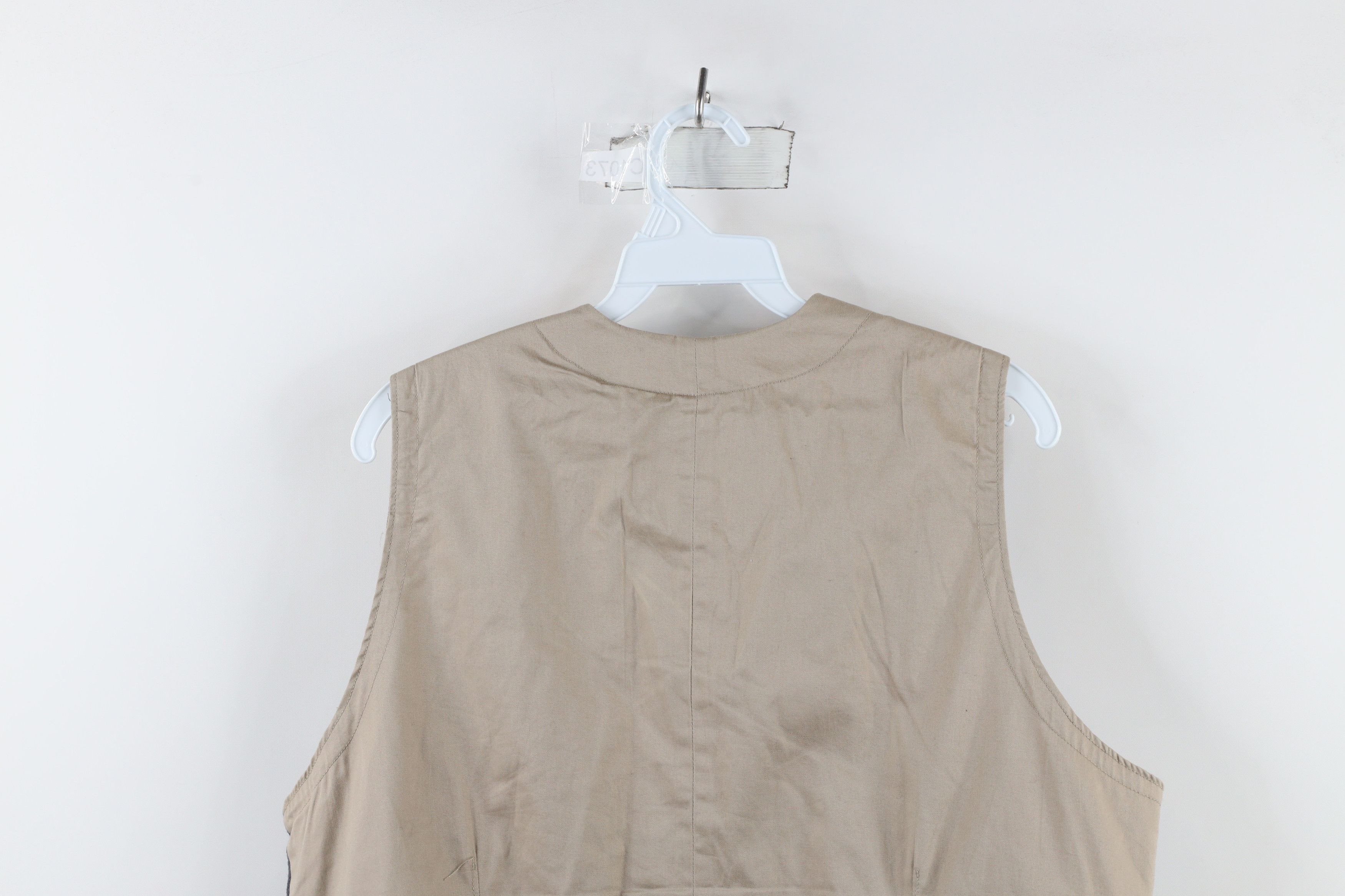 Vintage × Woolrich Woolen Mills Vintage Woolrich Herringbone Buckle Back Vest Jacket Gray Size US L / EU 52-54 / 3 - 14 Thumbnail