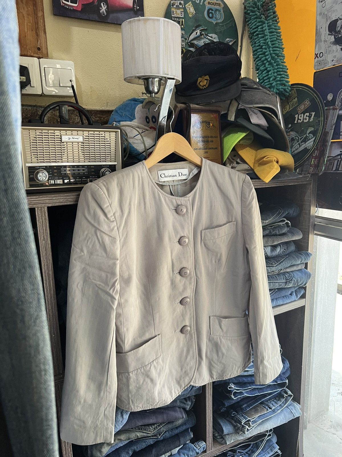 Christian Dior Monsieur 🔥Vintage Christian Dior Button Jacket Size S / US 4 / IT 40 - 4 Thumbnail
