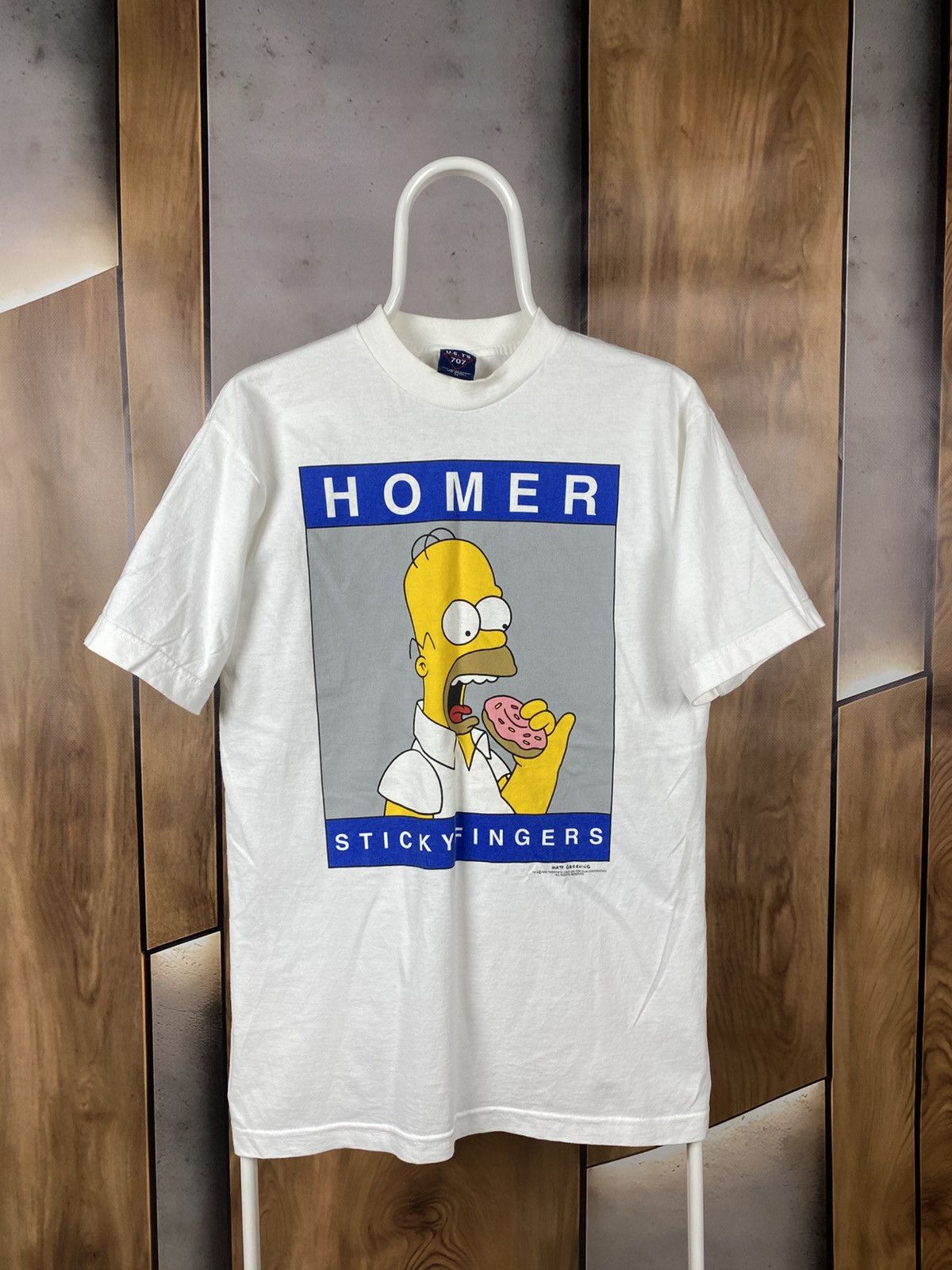 The Simpsons 🍩Vintage 1998 T-Shirt The Simpsons Homer Sticky Fingers 🍩 Size US M / EU 48-50 / 2 - 1 Thumbnail