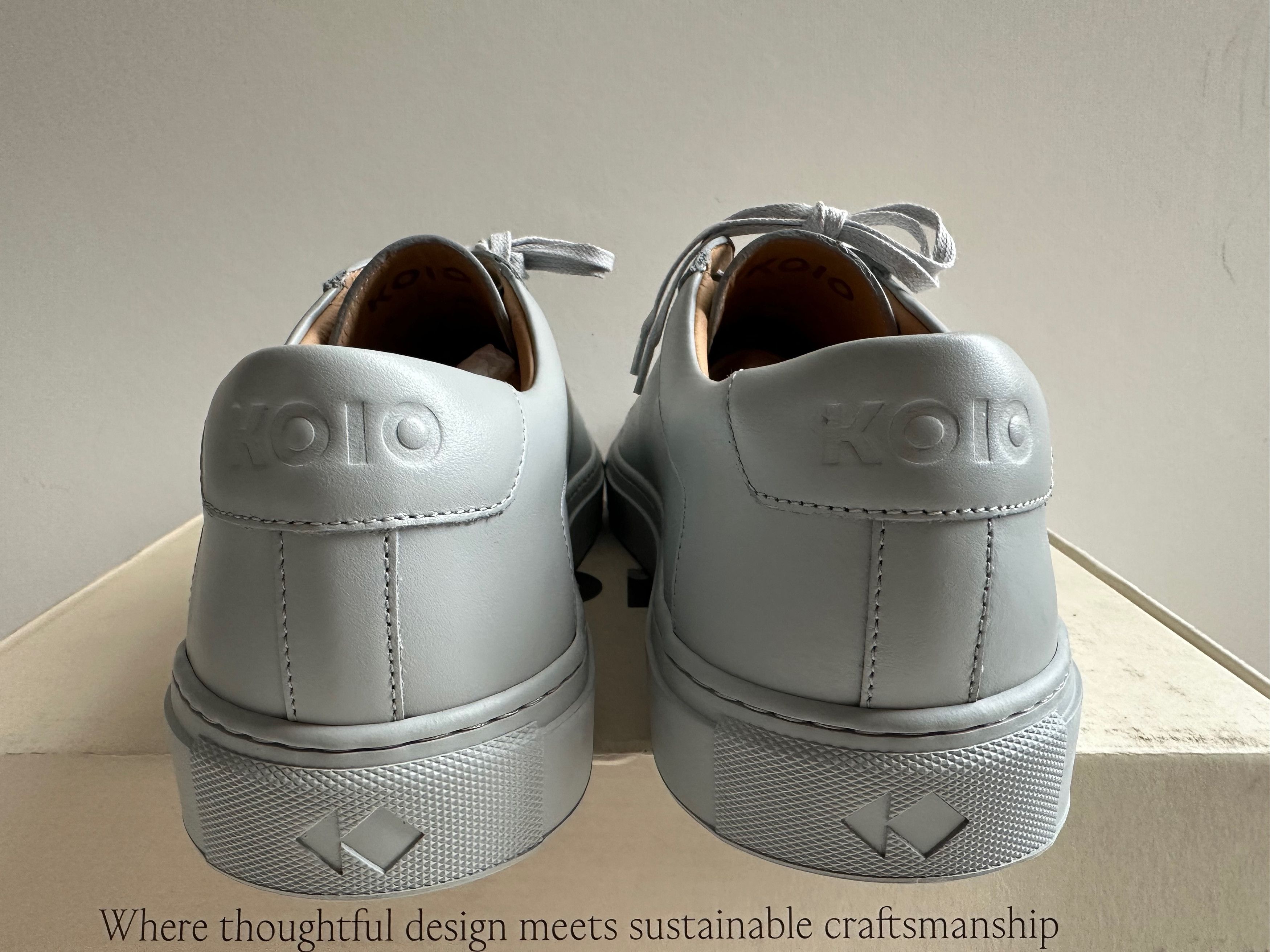 Koio Koio Capri Leather Sneakers - Pebble - US14 (NIB) Size US 14 / EU 47 - 10 Thumbnail