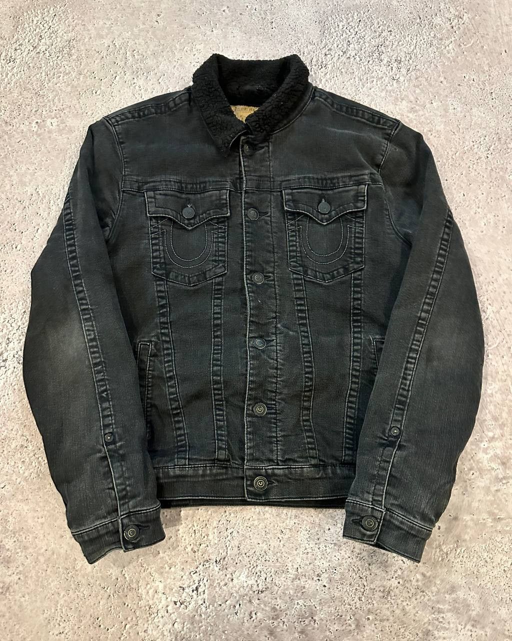 True Religion 2000s true religion contrast-stitch trucker denim jacket Size US M / EU 48-50 / 2 - 1 Thumbnail
