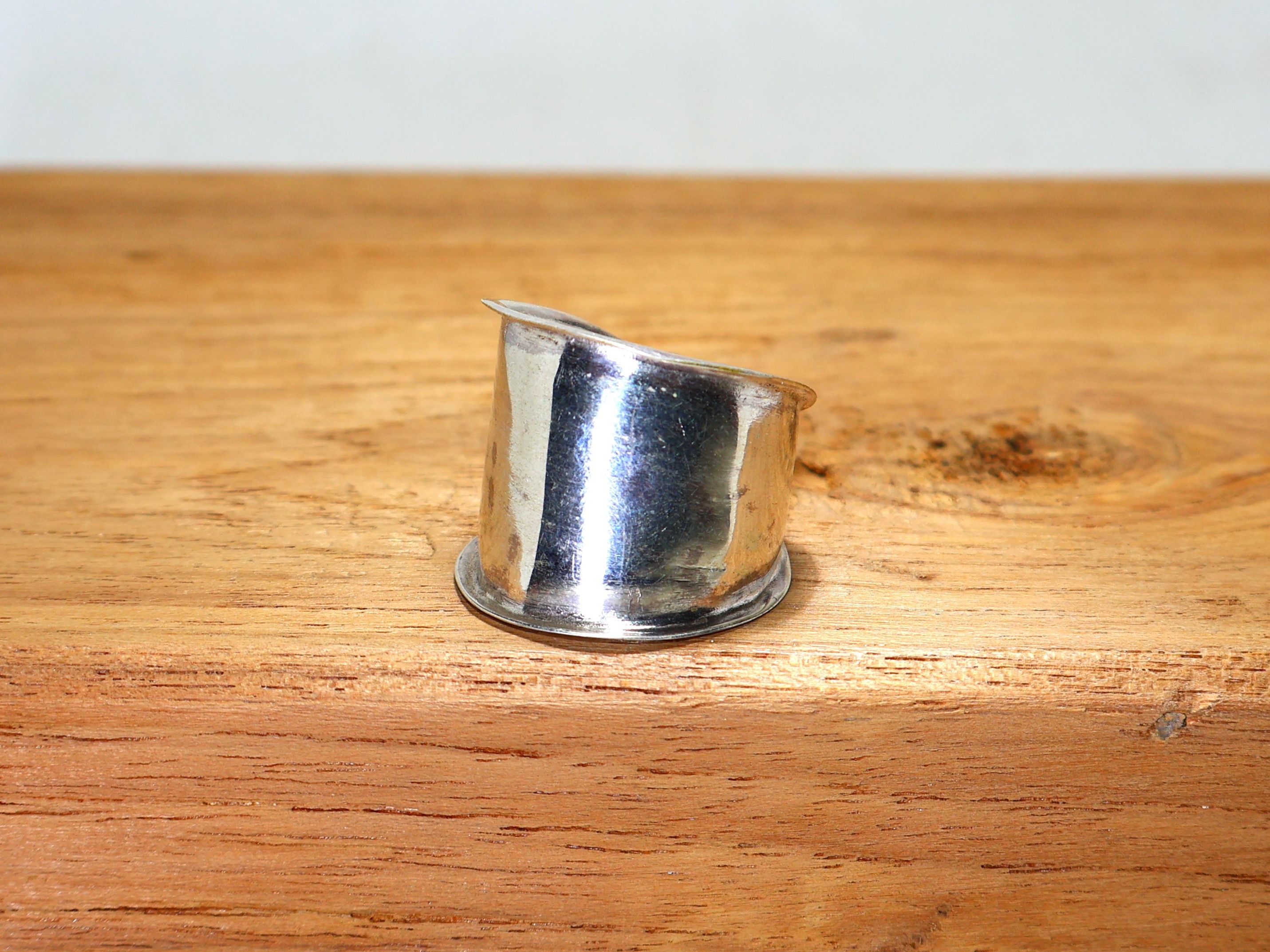 Handmade Wide Band Rings, Sterling Silver Ring, Handmade Ring, Plain Size ONE SIZE - 3 Thumbnail