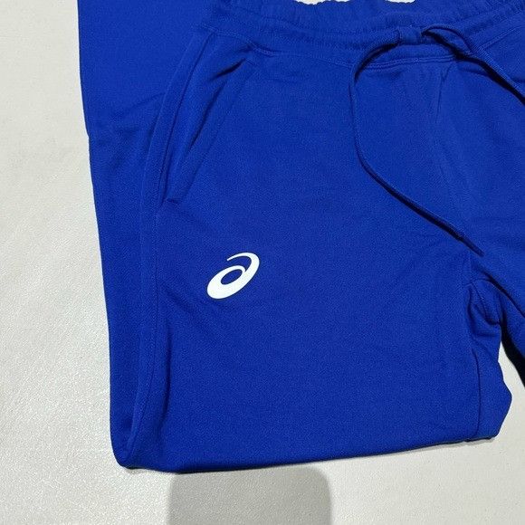 Asics NWT ASICS MEN’S FRENCH TERRY TRAINING JOGGERS ROYAL BLUE S Size US 28 / EU 44 - 3 Thumbnail