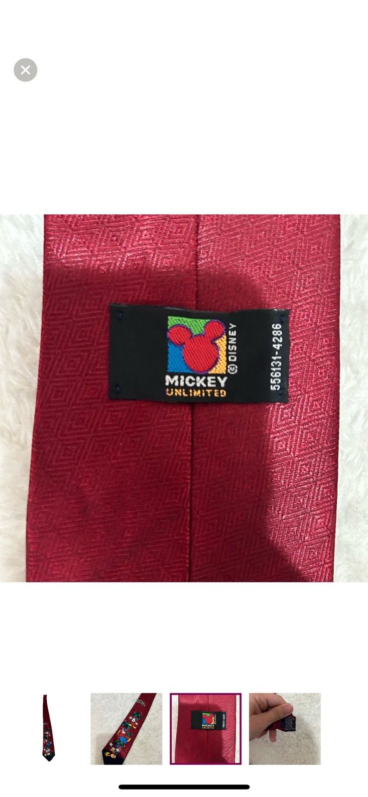 Disney Disney Mickey unlimited vintage necktie Size ONE SIZE - 2 Thumbnail