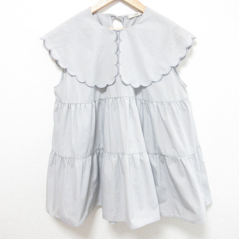 Other Other yori Scallop Collar Tiered Blouse Others Tops YR21-23064SM DUTY FREE for USA Size ONE SIZE - 1 Thumbnail