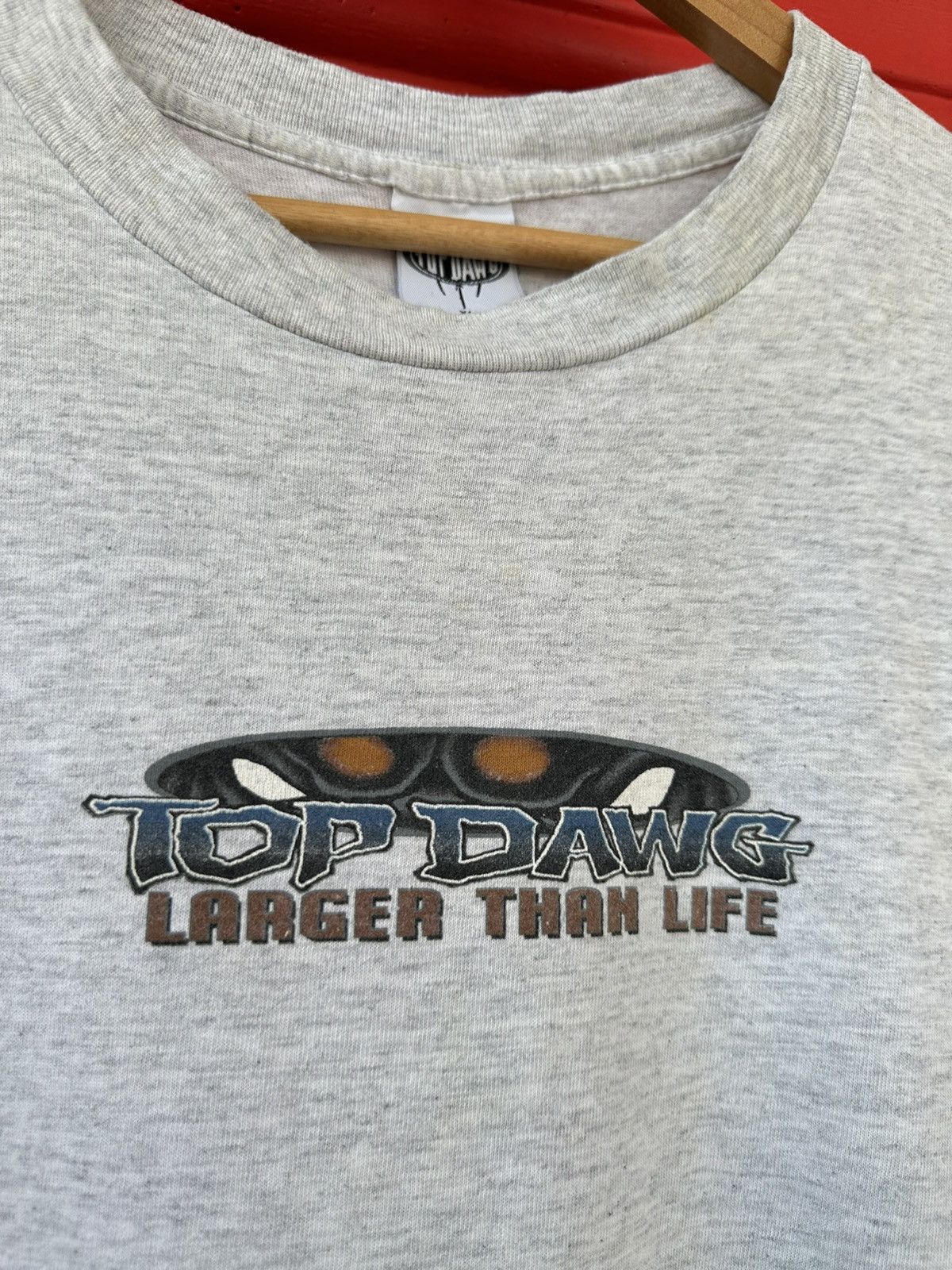 Top Dawg Entertainment Vintage 90s Top Dawg “Larger Than Life” Rotweiler Dog Tee Size US XL / EU 56 / 4 - 5 Thumbnail