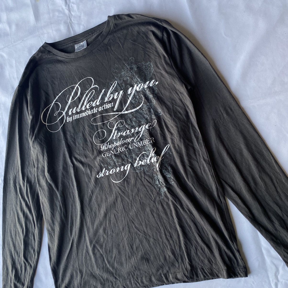 Japanese Brand Japanese Wisdom Poem If6 Style Long Sleeve Size US L / EU 52-54 / 3 - 3 Thumbnail