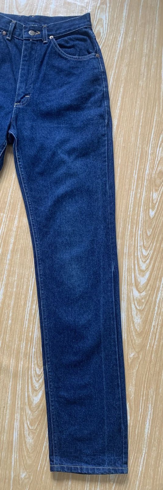 Lee × Vintage Rare!! Vintage 80s Lee Talon42 Zipper Made In USA Denim Pant Size 24" / US 00 / IT 34 - 10 Thumbnail