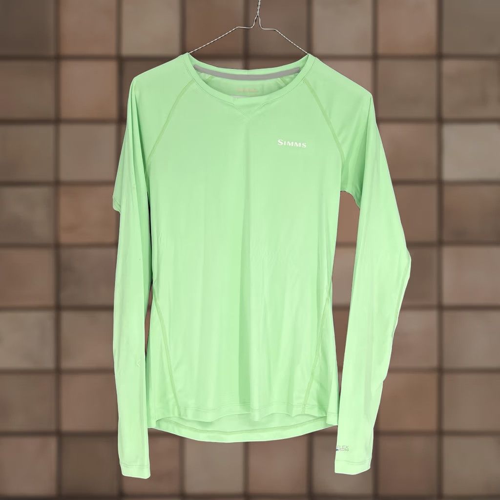 Vintage SIMMS SolarFlex UPF 50 Long Sleeve Fishing Shirt Women's XS Mint Green Size XS / US 0-2 / IT 36-38 - 1 Thumbnail
