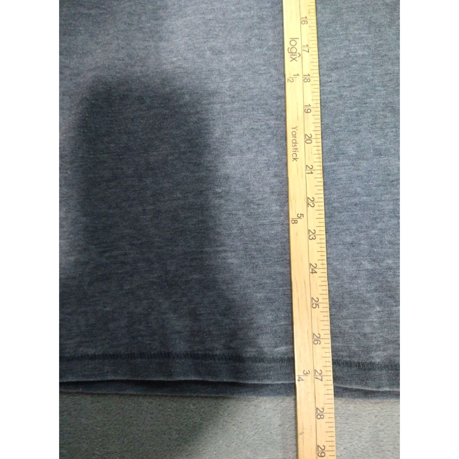 Lucky Brand Lucky Brand Shirt Mens M Gray Venice Burnout Short Sleeve V Neck Regular Knit Cotton Polyester T-Shirt Bre breathable Lightweight Mens Size US M / EU 48-50 / 2 - 3 Thumbnail