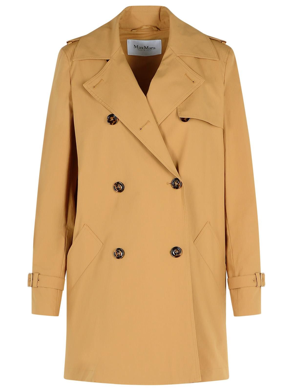 Max Mara MAX MARA 'Landa' Black Cotton Trench Coat Size M / US 6-8 / IT 42-44 - 1 Thumbnail