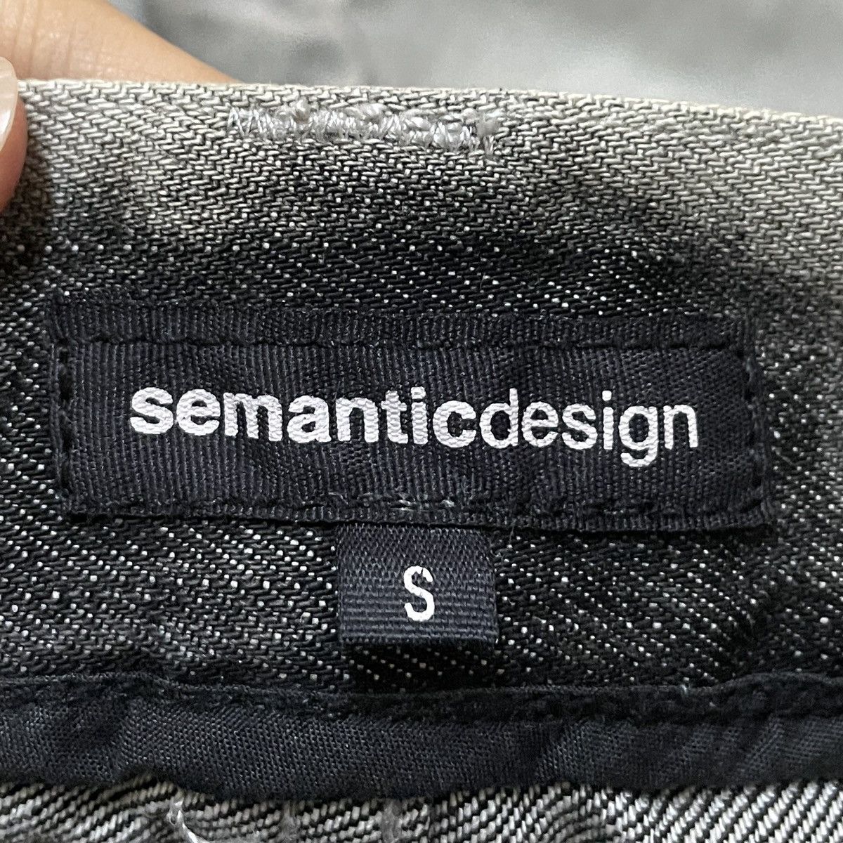 If Six Was Nine Very Rare Vintage Japanese Brand Semantic Design Jeans 1990s Size US 28 / EU 44 - 9 Thumbnail