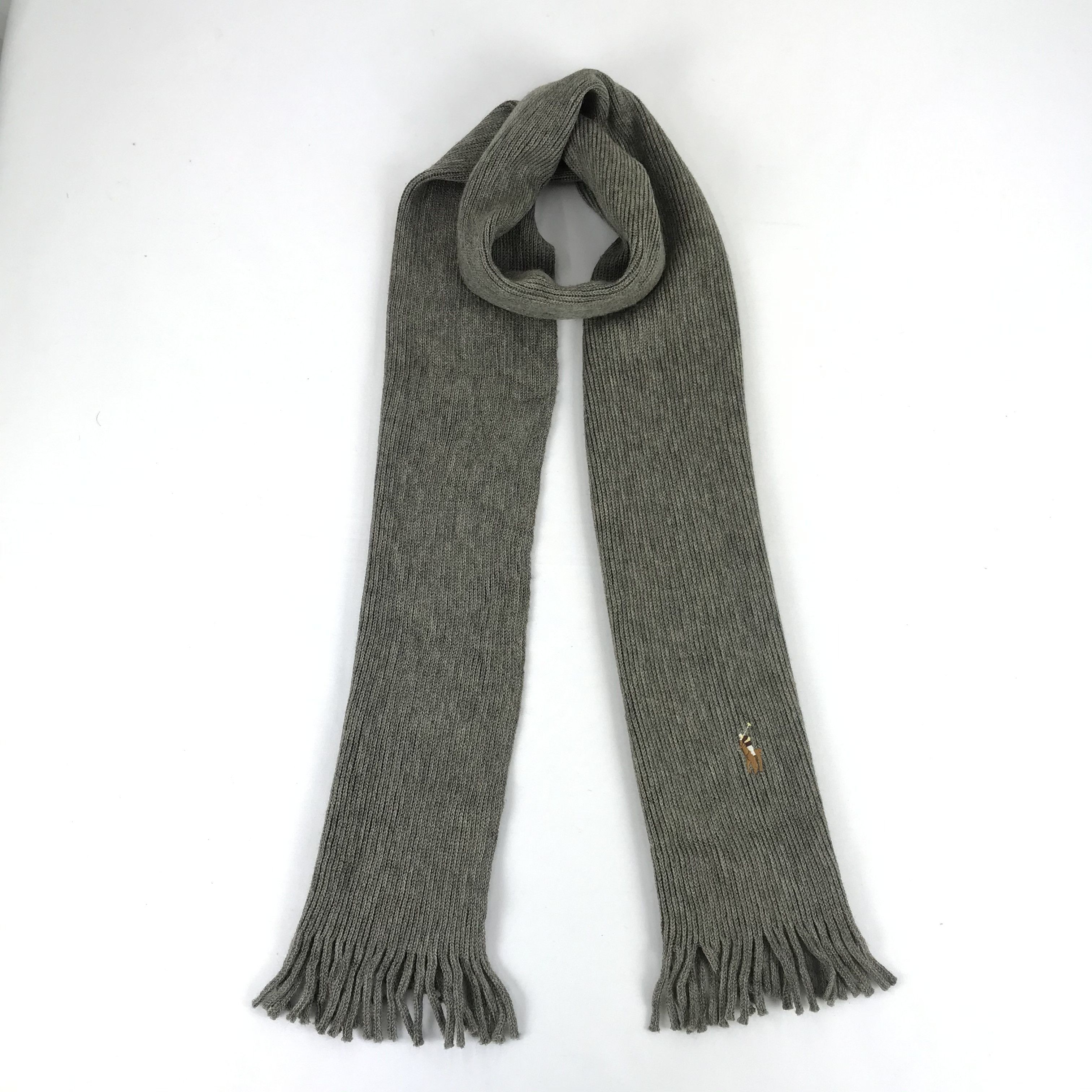 Polo Ralph Lauren Vintage Polo Ralph Lauren Scarf Muffler Wool Scarves Size ONE SIZE - 1 Thumbnail