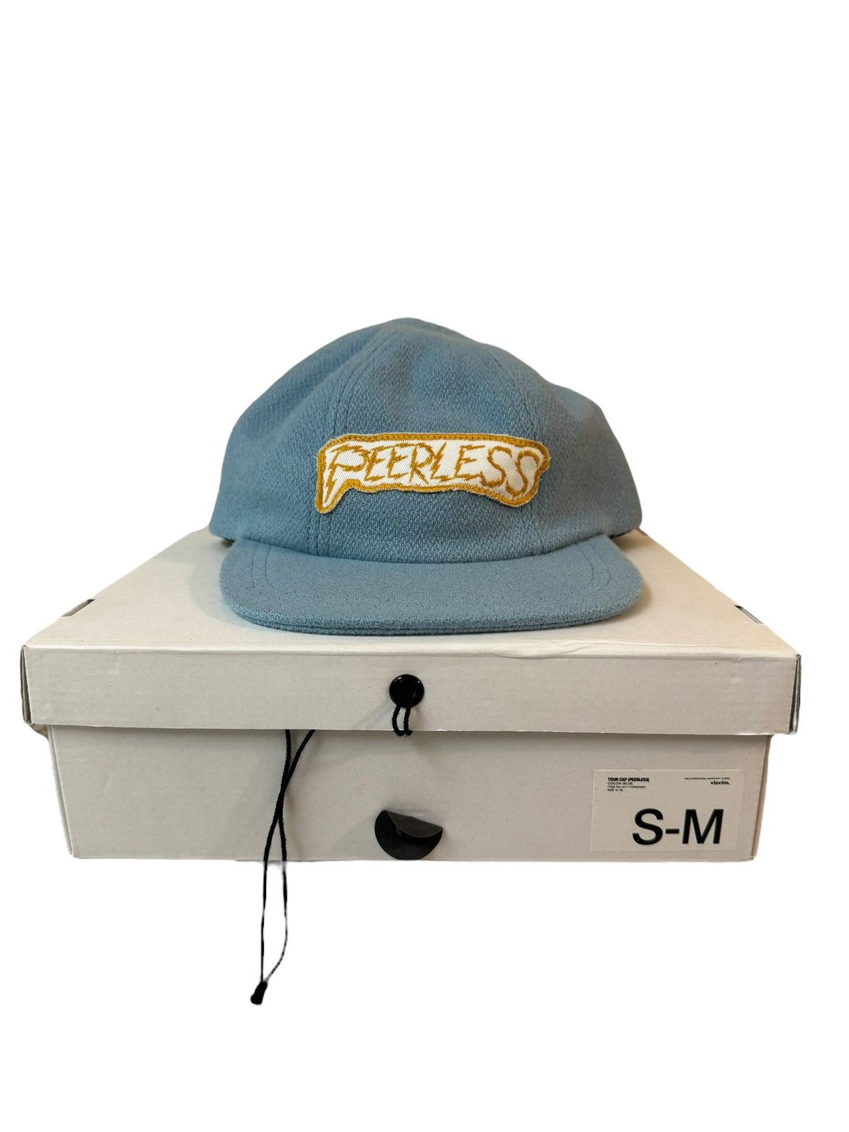 image of Visvim S/m Blue Tour Wool Cap (Peerless), Men's