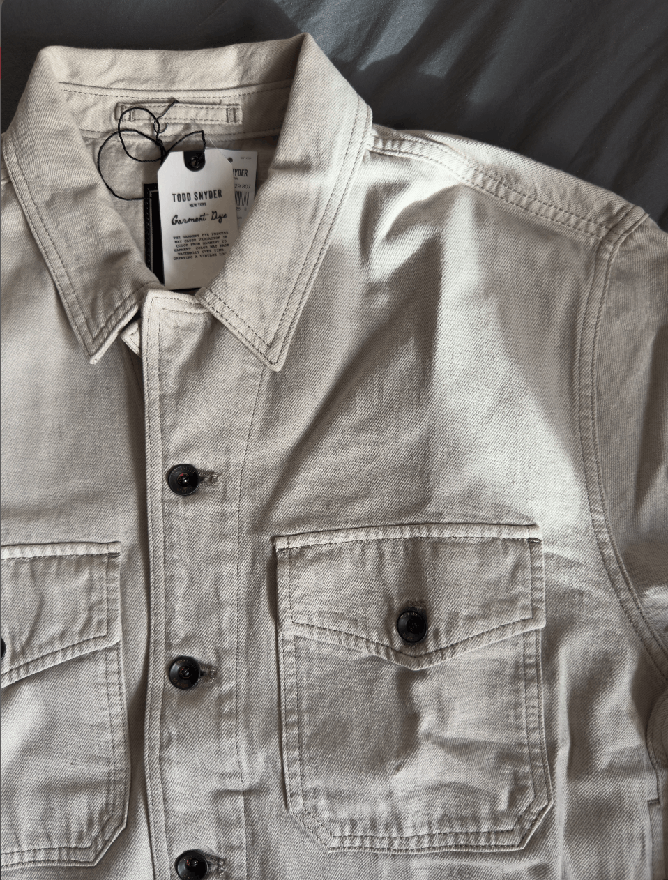 Todd Snyder Todd Snyder Cropped Eisenhower Jacket in Stone Large $298 Size US L / EU 52-54 / 3 - 6 Thumbnail