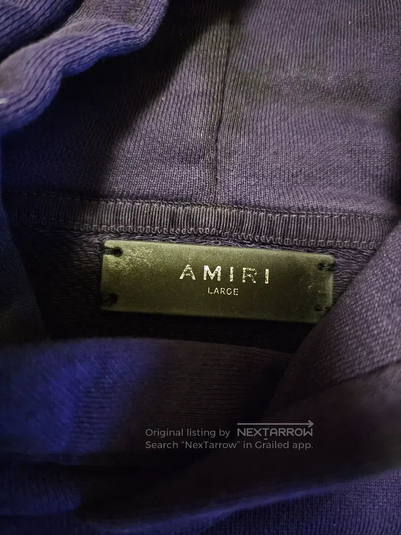 Amiri Amiri Purple tie-dye hooded sweatshirt Size US L / EU 52-54 / 3 - 3 Thumbnail