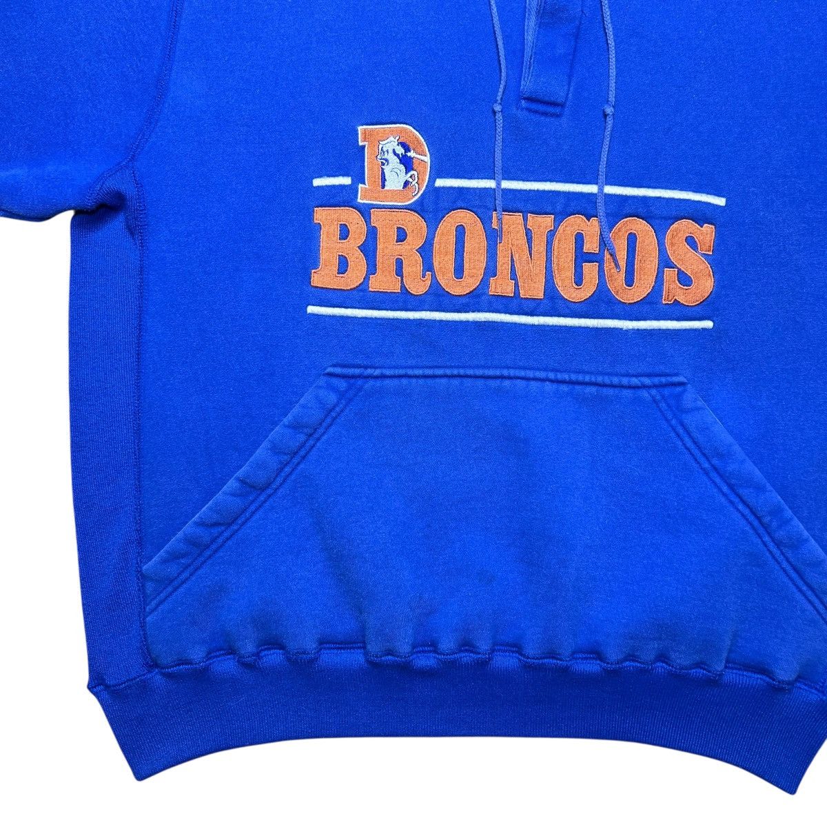 Starter 90s NFL Denver Broncos Starter Embroidered Spell Out Hoodie Size US M / EU 48-50 / 2 - 9 Thumbnail