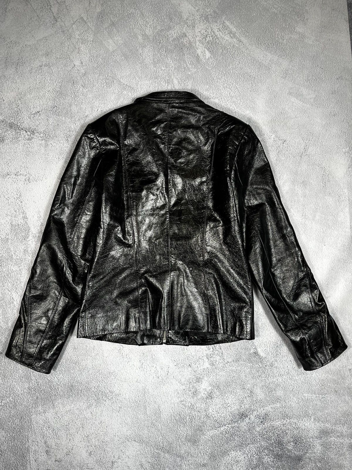 Vintage Vintage 90s Japan leather jacket crocodile style AvantGarde Size M / US 6-8 / IT 42-44 - 11 Thumbnail