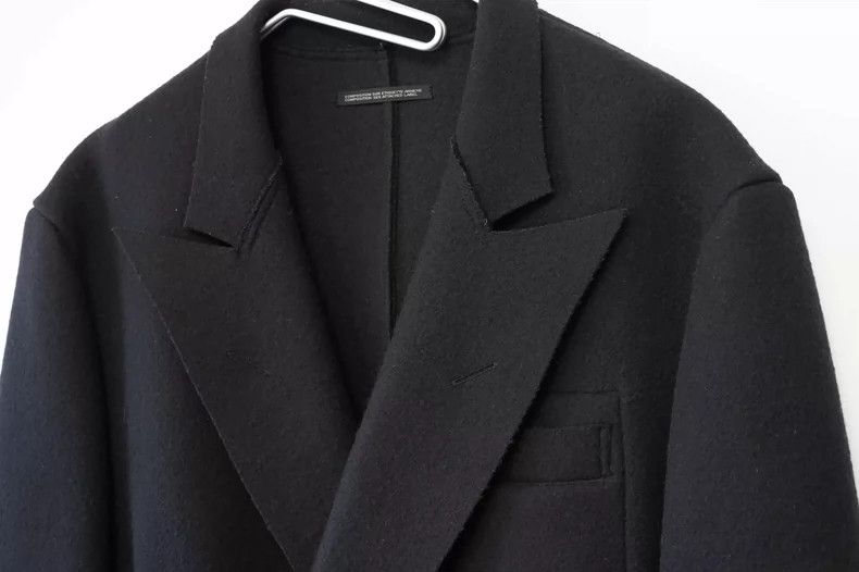 Yohji Yamamoto Yohji Yamamoto 95AW Double-breasted Multi-pocket Lamini Jac Size US M / EU 48-50 / 2 - 3 Thumbnail