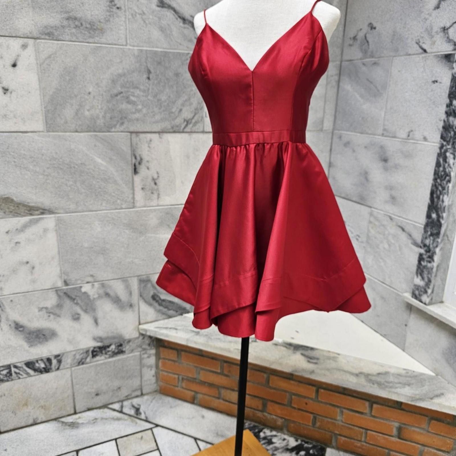 Designer Blondie Nites Women's Red Formal Dress Size XL / US 12-14 / IT 48-50 - 1 Thumbnail