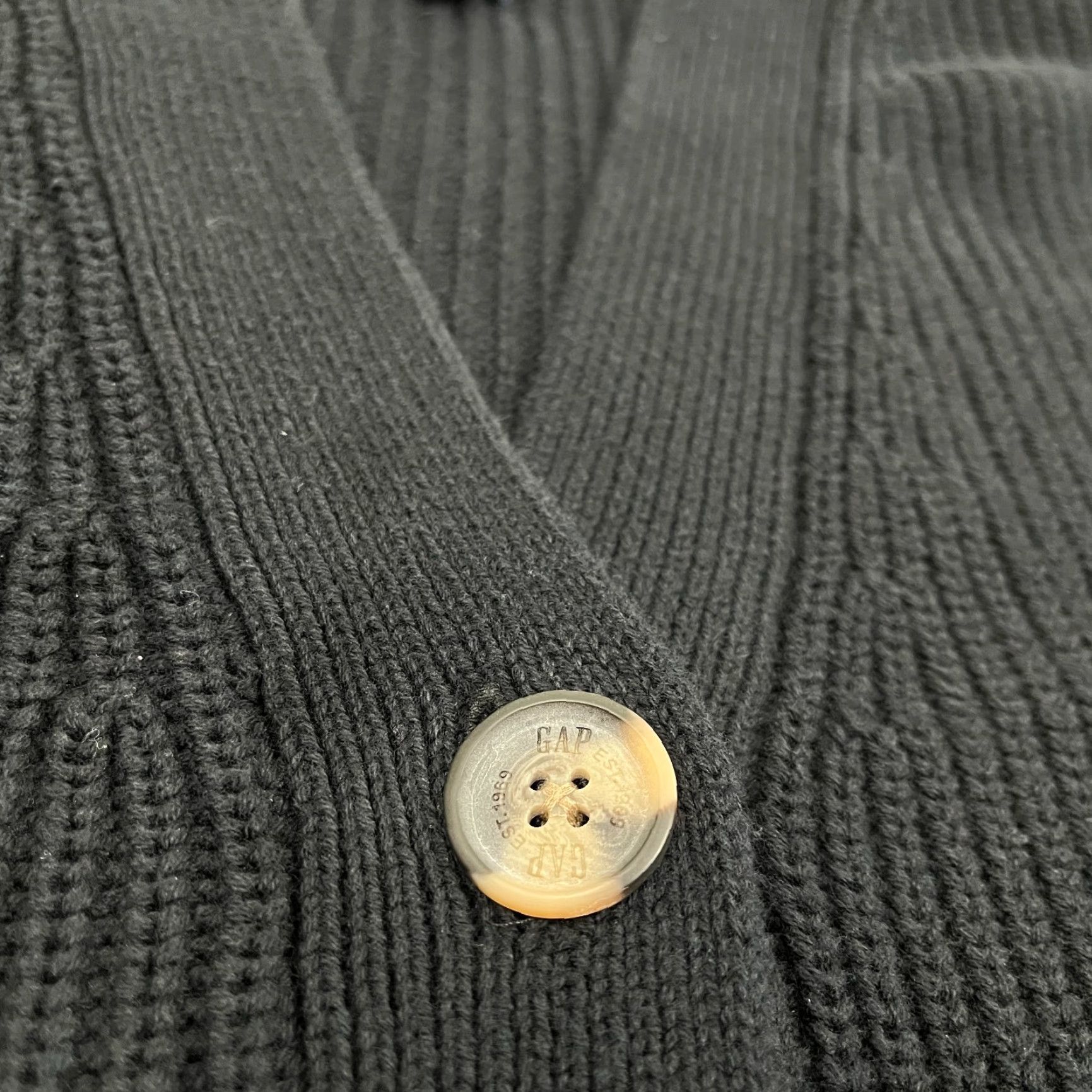 Gap GAP Cardigan Sweater Women L / XL Dark Navy Blue Knit Academia Grandma Core Prep Size XL / US 12-14 / IT 48-50 - 6 Thumbnail