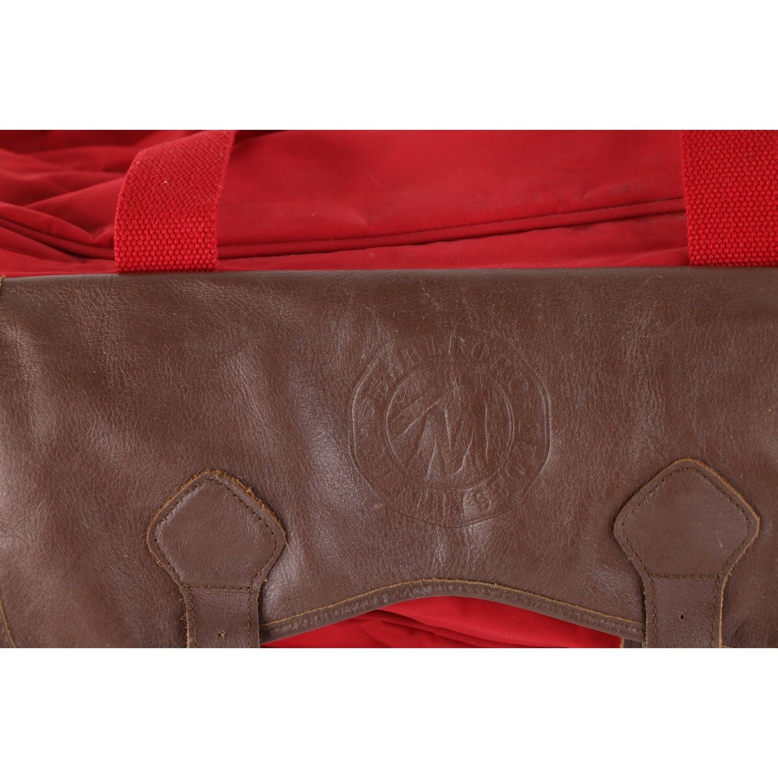 Marlboro Vintage 90s Marlboro Distressed Spell Out Handled Duffel Bag Size ONE SIZE - 2 Thumbnail