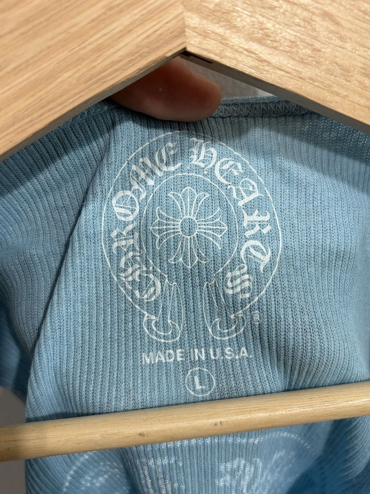 Chrome Hearts Chrome Hearts Blue Horse Shoe Tank Top Size US L / EU 52-54 / 3 - 3 Thumbnail
