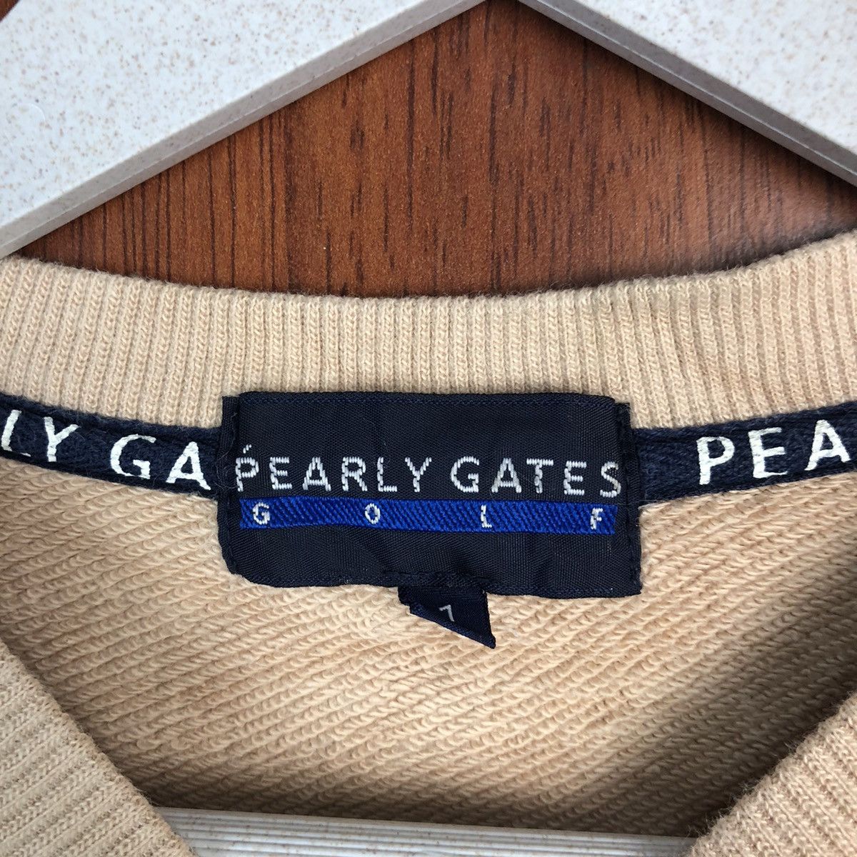 Japanese Brand × Vintage Pearly Gates vintage Brown Sweathshirt #7541 Size US M / EU 48-50 / 2 - 9 Thumbnail