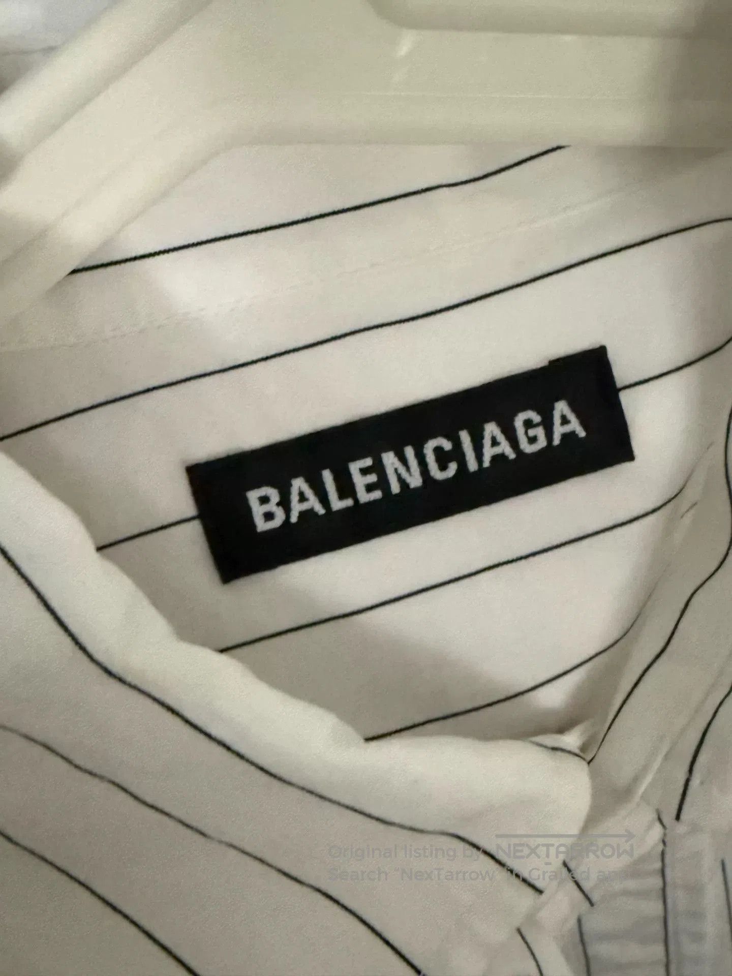 Balenciaga balenciaga striped shirt uni size 38. Size US M / EU 48-50 / 2 - 3 Thumbnail