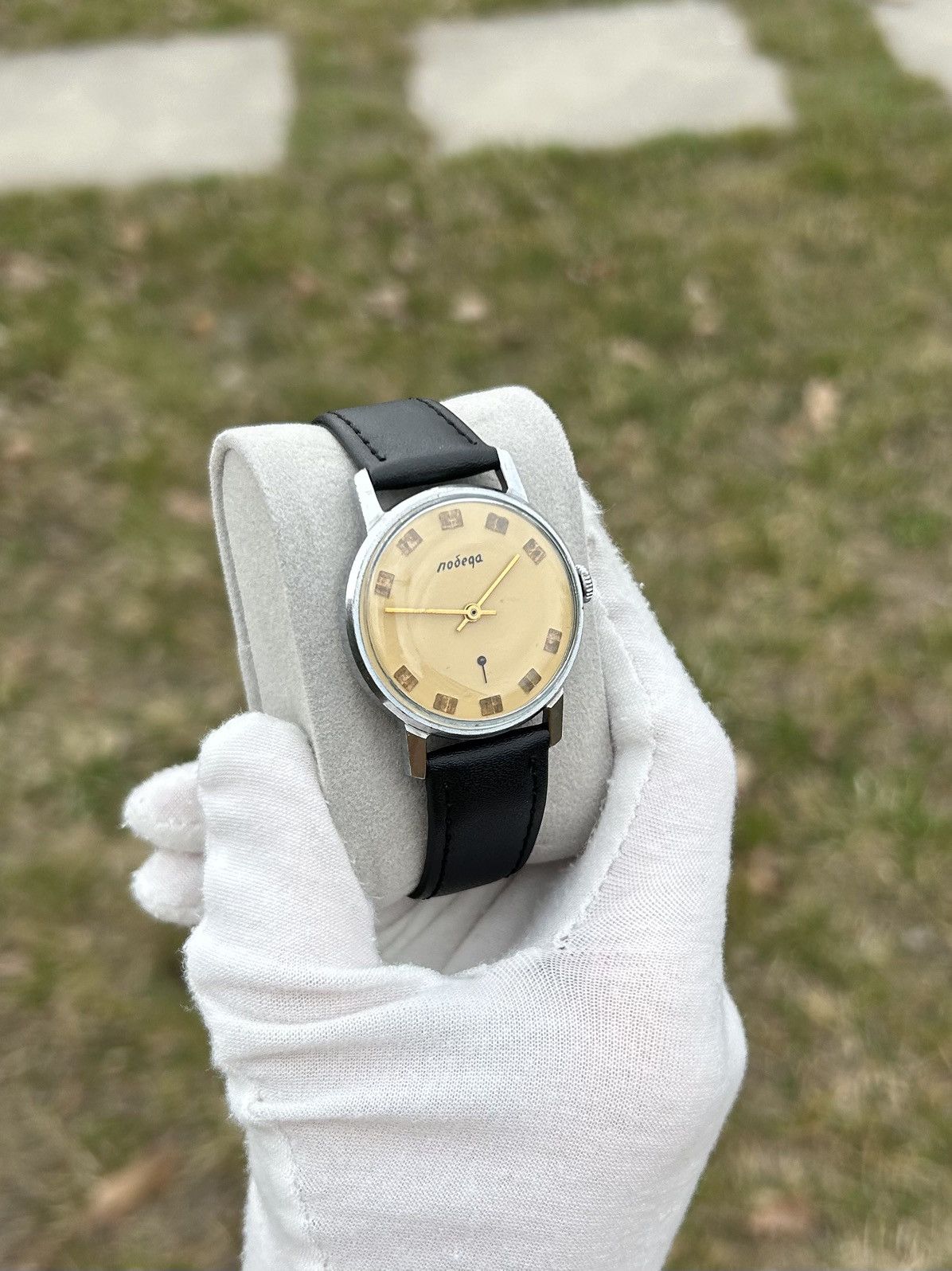 Vintage Vintage Watch Pobeda USSR Soviet Mechanical Retro 1980s Size ONE SIZE - 4 Thumbnail