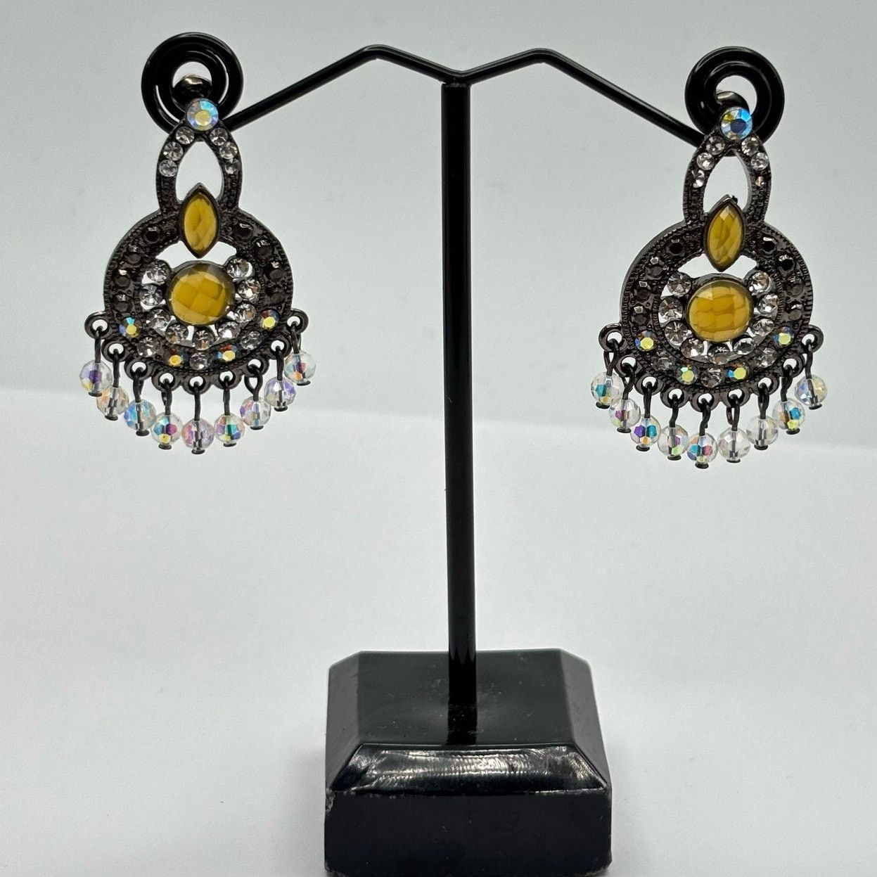 Other Silver & Gold Crystal Western Earrings Size ONE SIZE - 2 Thumbnail