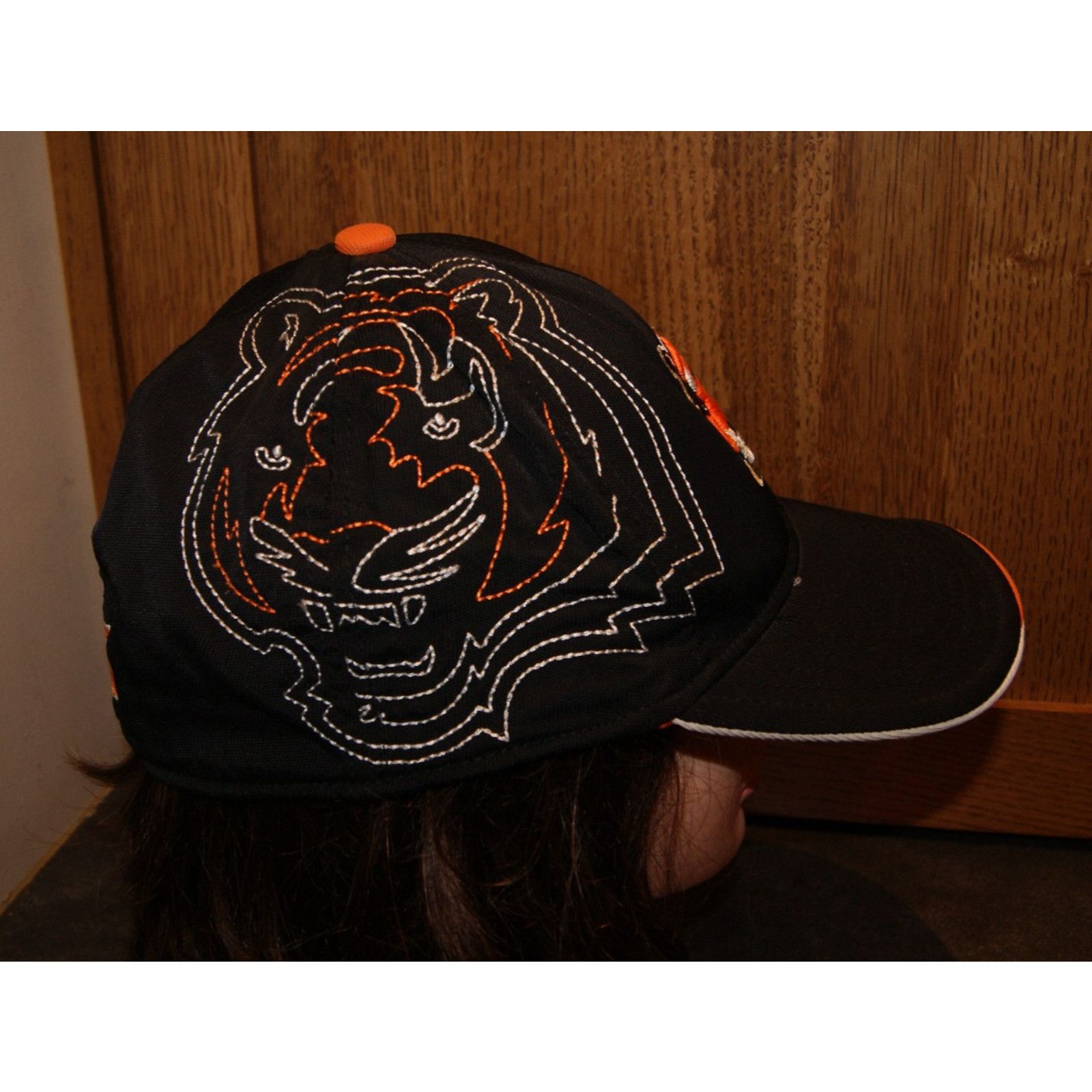 Reebok VTG Y2K Cincinnati Bengals Reebok Fitted L/XL Hat Cap RARE Size ONE SIZE - 2 Thumbnail