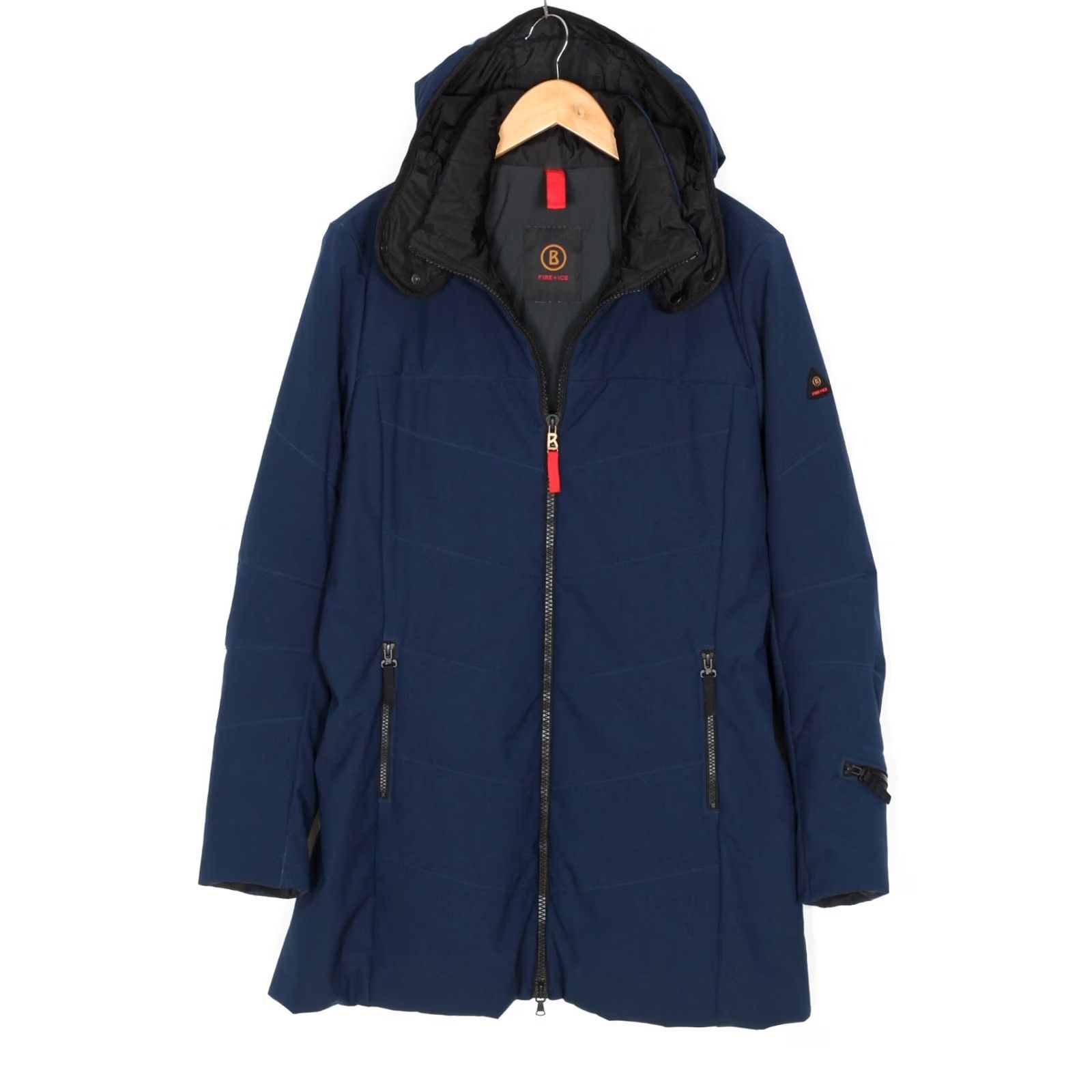 Bogner BOGNER FIRE + ICE Hooded PRIMALOFT Padded Jacket Women EU 44 US XL MJ5972 Blue Color"," Size M / US 6-8 / IT 42-44 - 2 Thumbnail