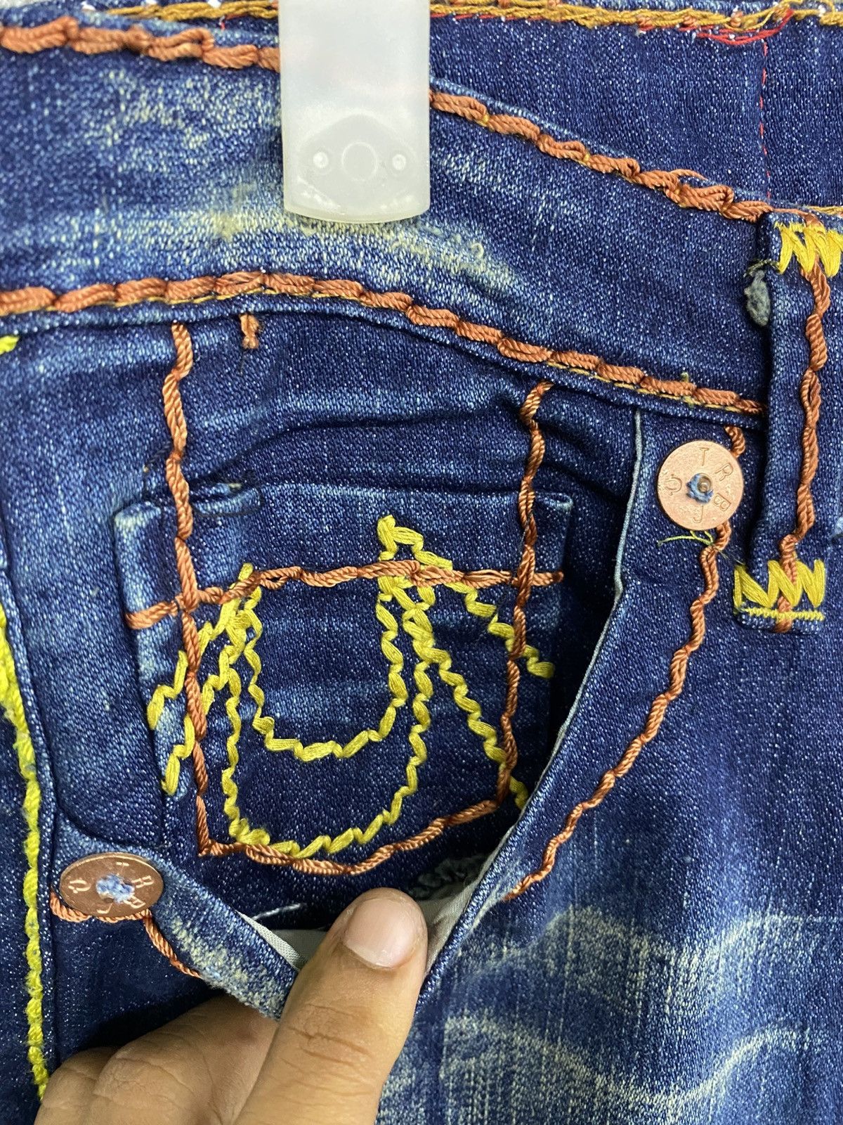 True Religion RARE🔥TRUE RELIGION BILLY BIG T “MADE IN USA” Size US 30 / EU 46 - 11 Thumbnail