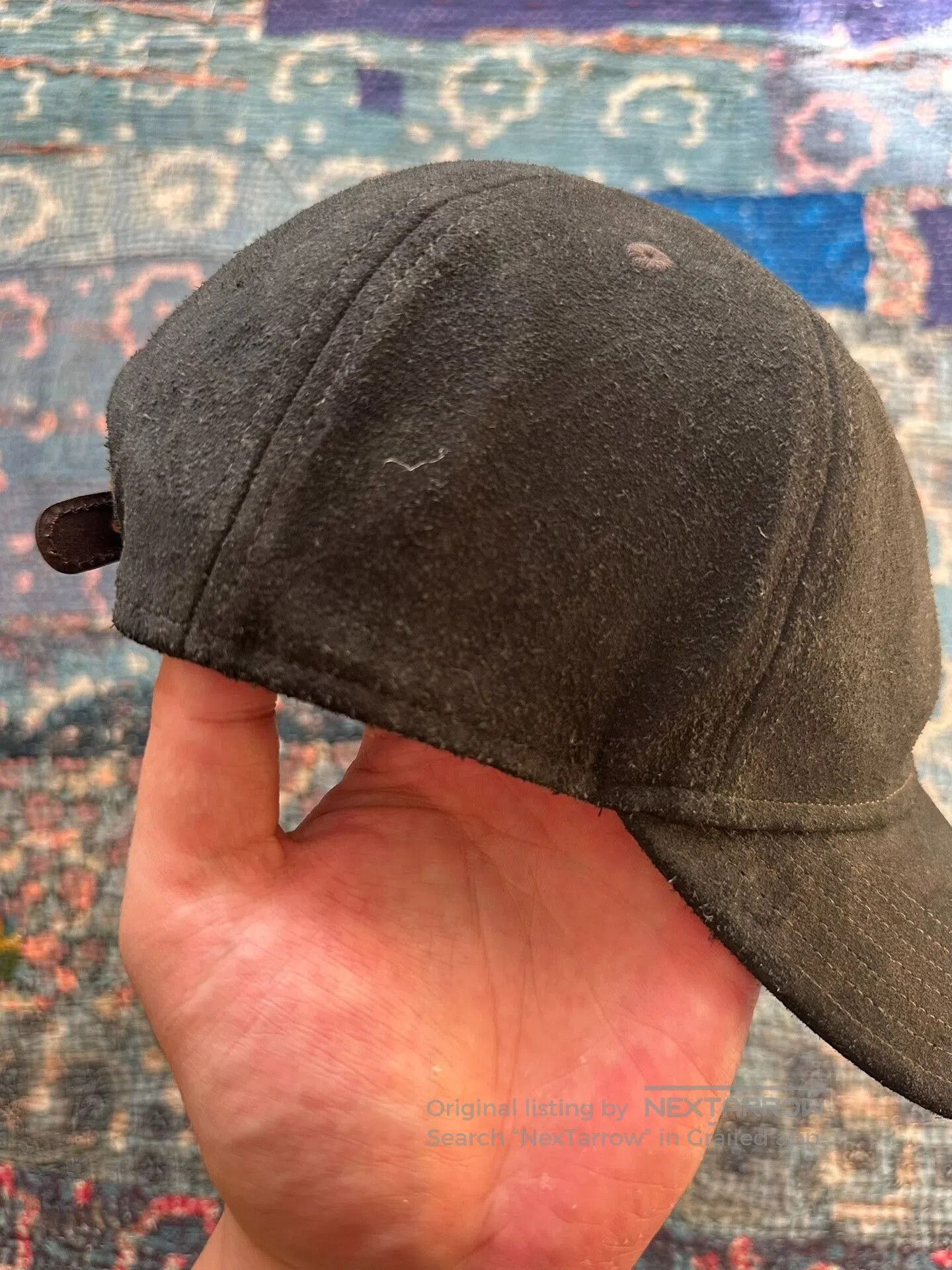 RRL Ralph Lauren rrl black vintage baseball cap. Size ONE SIZE - 4 Thumbnail