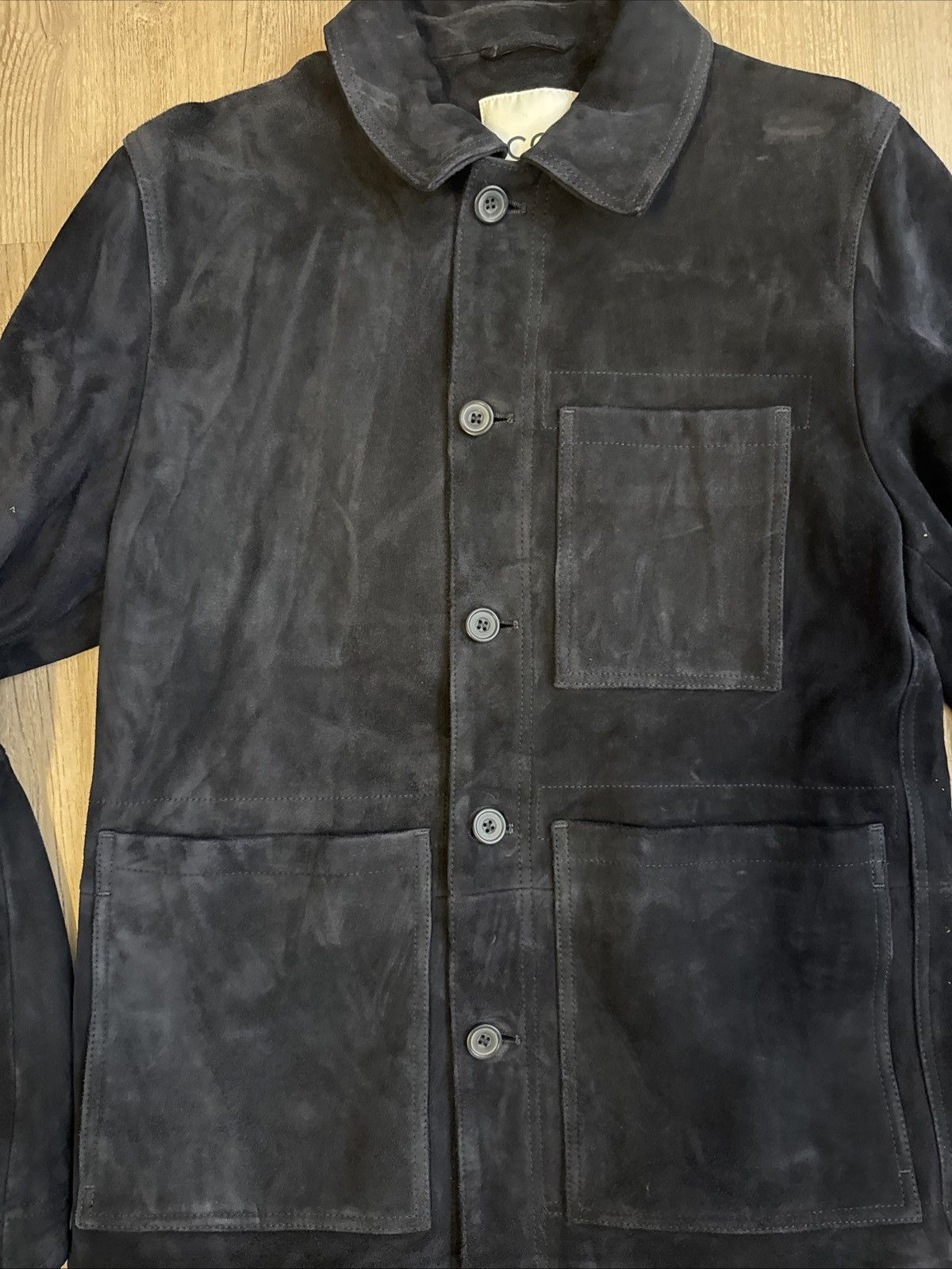 Cos COS Suede Jacket Navy Blue Medium NWT Condition Size US M / EU 48-50 / 2 - 2 Thumbnail