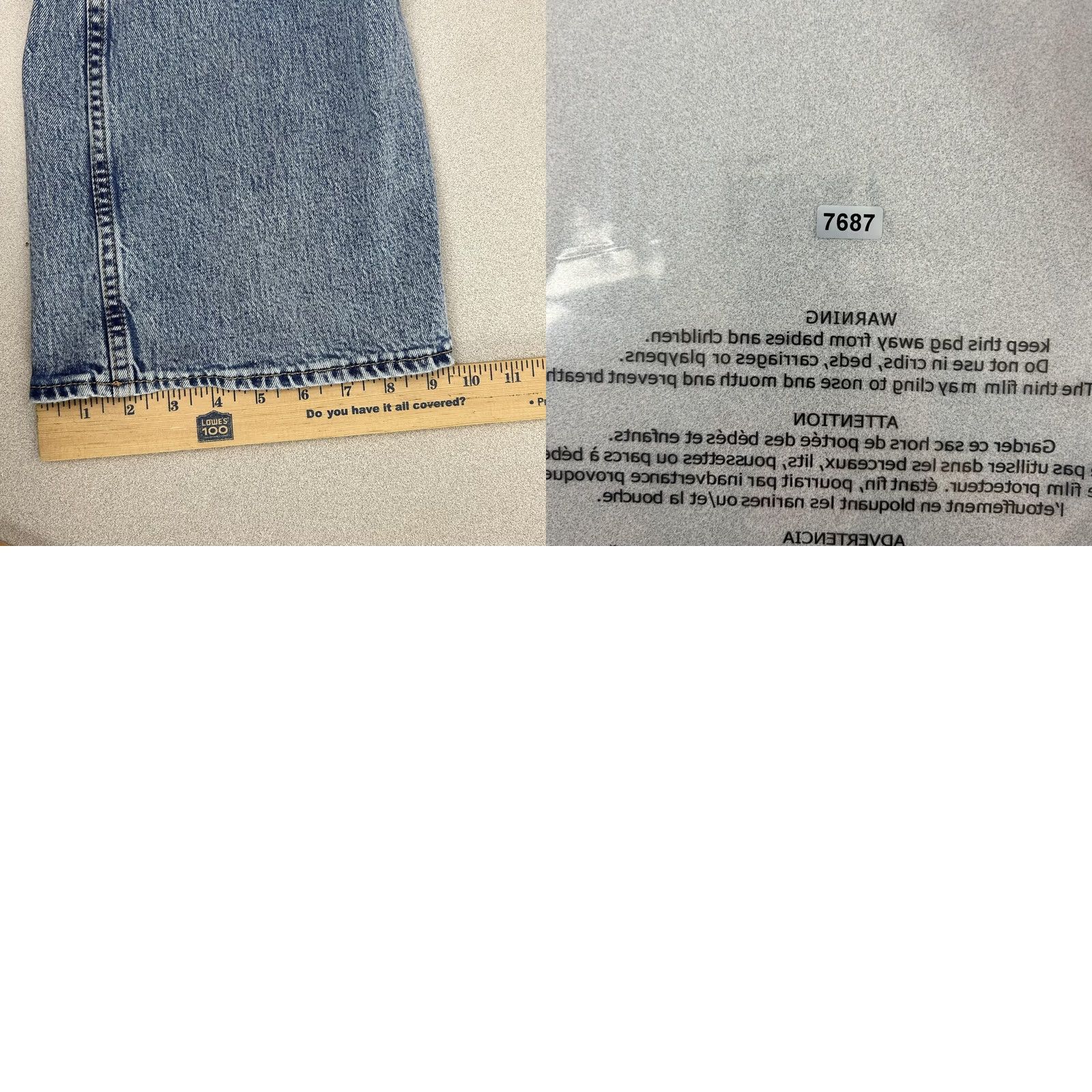 H&M H&M Jeans Womens 10 Blue Bootcut Slim Fit High Waist Light Wash Distressed Denim Pocket 5-Pocket Denim Stretch Womens Jeans Size 32" / US 10 / IT 46 - 9 Thumbnail