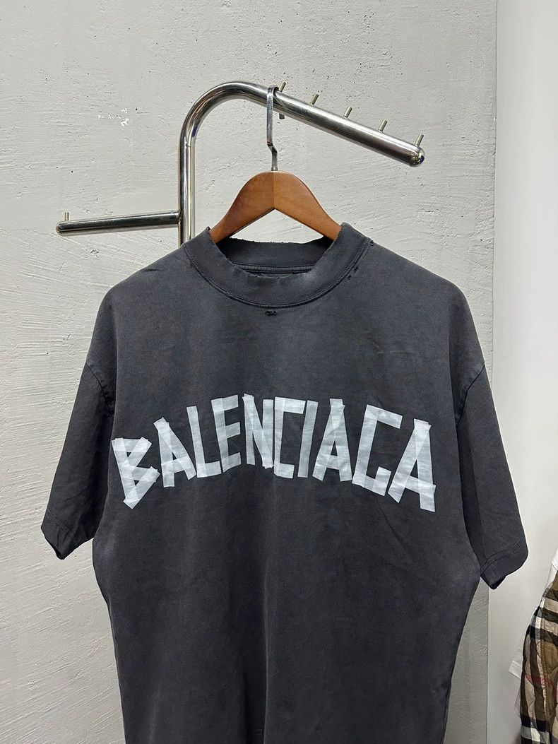 Balenciaga Balenciaga Short-sleeved adhesive tape short-sleeved washi Size US XS / EU 42 / 0 - 2 Thumbnail