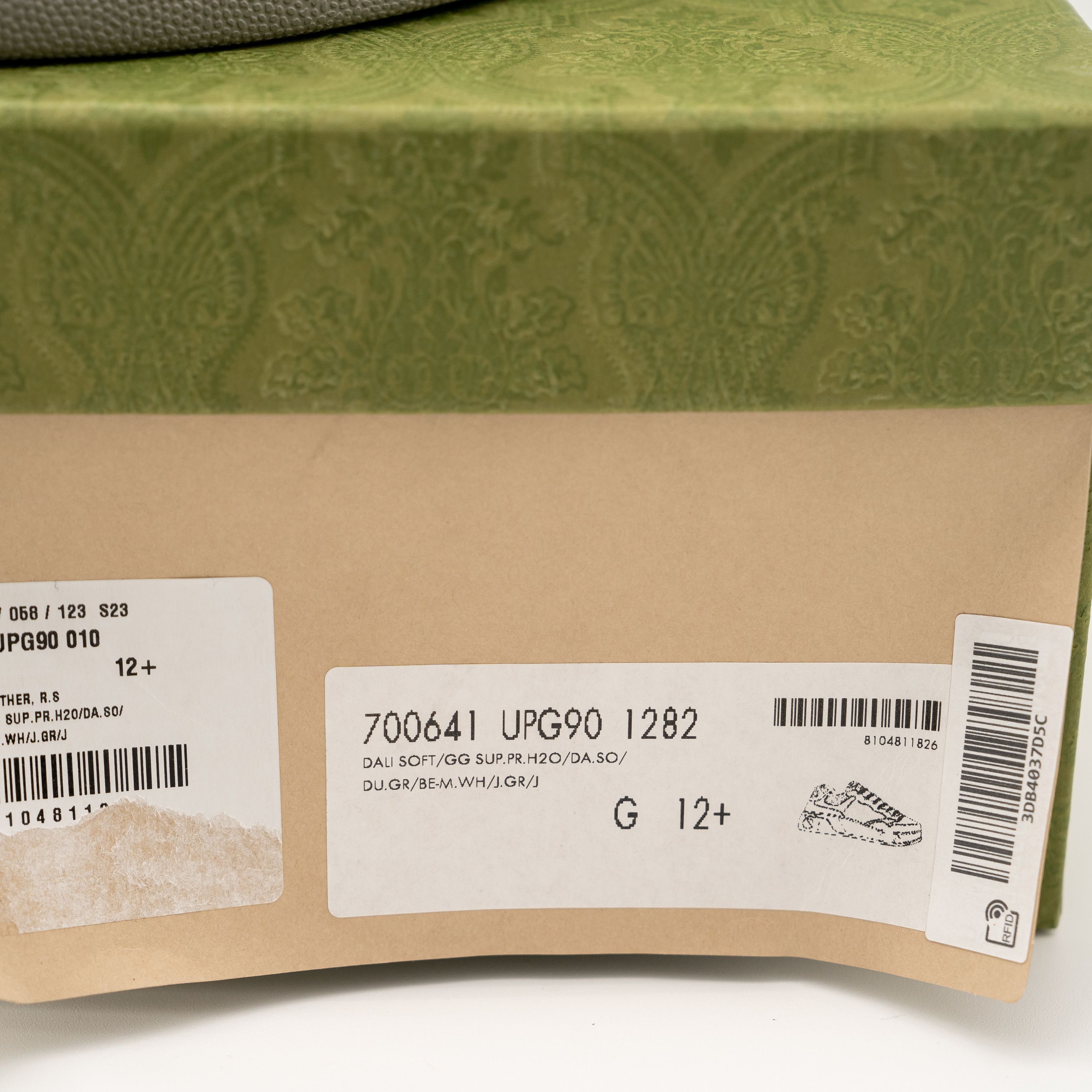Gucci 12.5G 13 US Gucci GG Chunky Sneakers Beige Grey GG Leather Size US 13 / EU 46 - 11 Thumbnail
