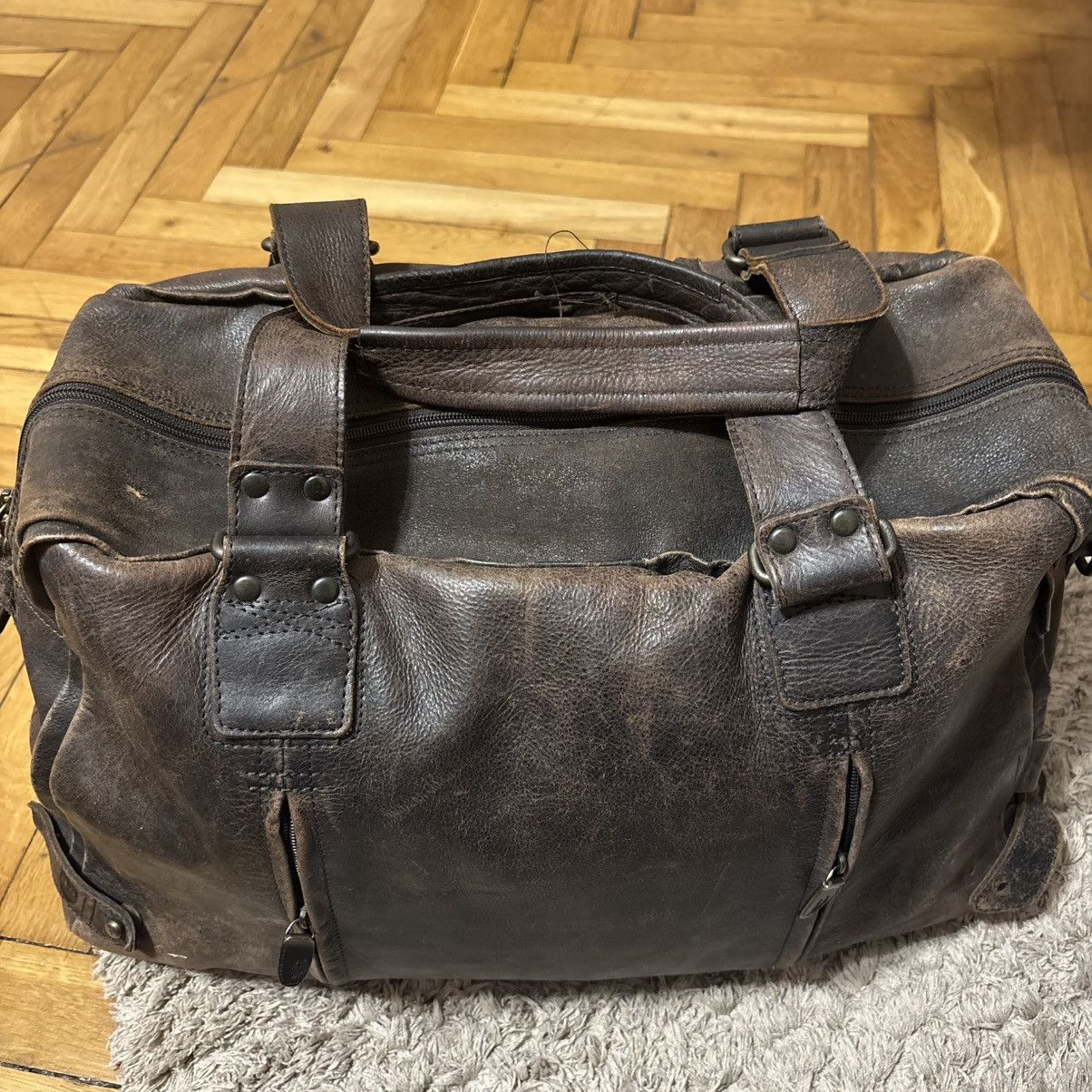 Vintage Vintage Avant-Garde Leather Travel Luggage Bag Grunge ERD Size ONE SIZE - 2 Thumbnail