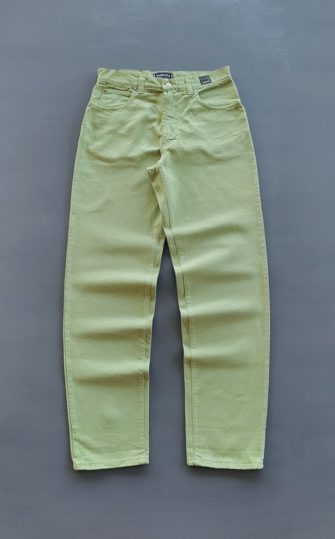 Versace Apple Green Vintage Versace Jeans Couture Size US 32 / EU 48 - 1 Thumbnail