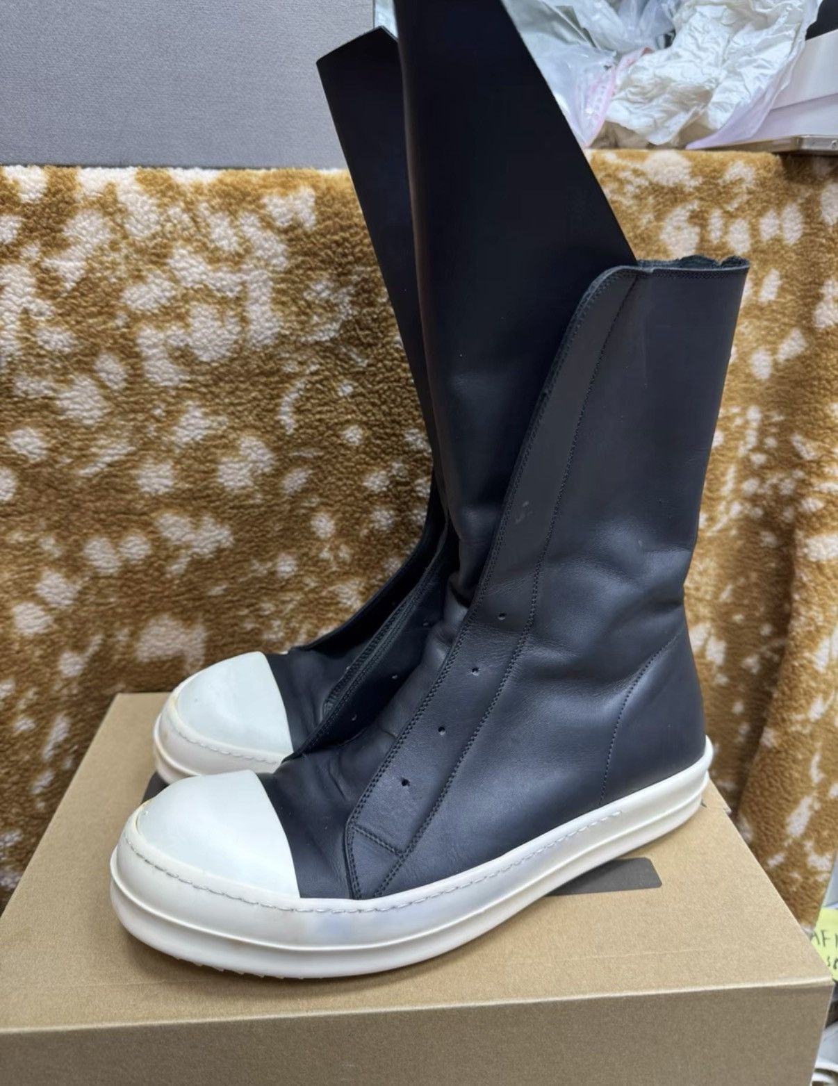 Rick Owens Rick Owens Main Line Ramones Boots K37 Size US 8 / EU 41 - 1 Thumbnail