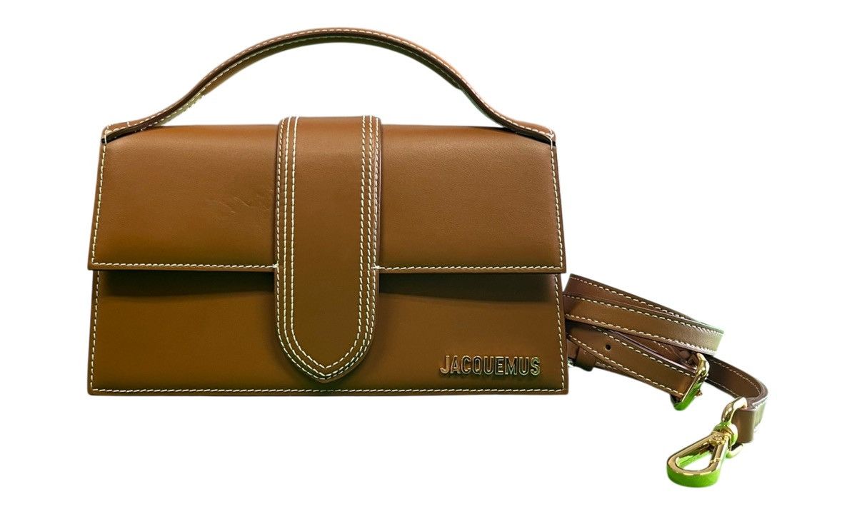 Jacquemus Jacquemus Grand Bambino Crossbody Strap Light Brown Handbag Size ONE SIZE - 10 Thumbnail