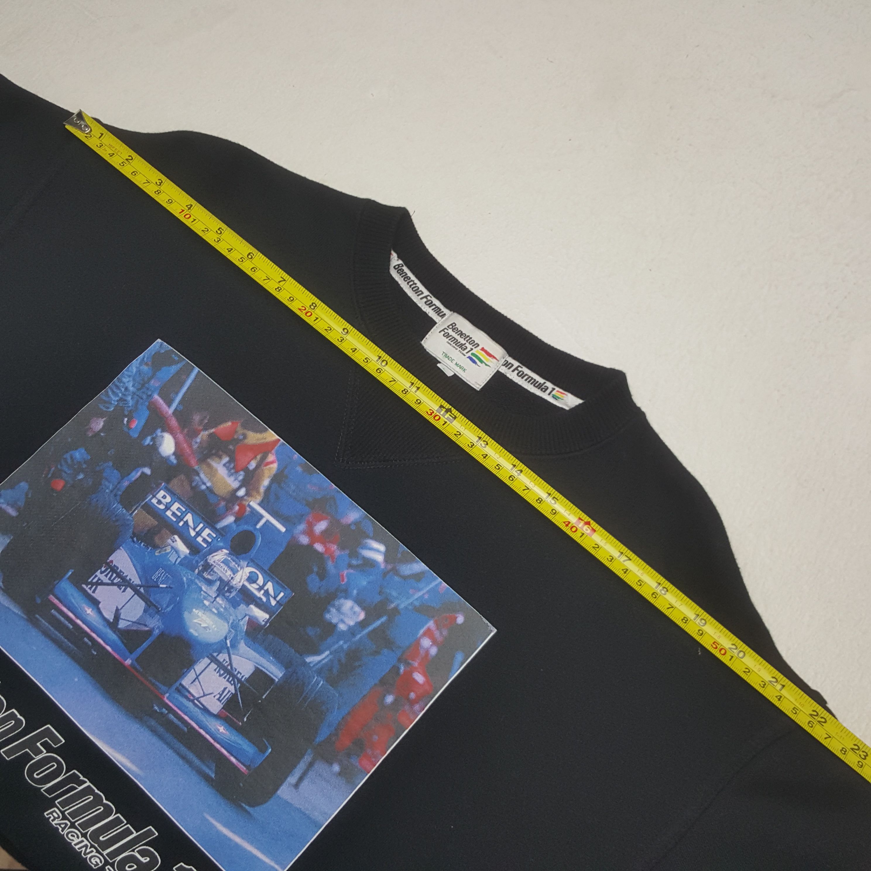 Benetton Vintage Benetton Formula 1 Racing Team Sweatshirt RR11 Size US M / EU 48-50 / 2 - 4 Thumbnail
