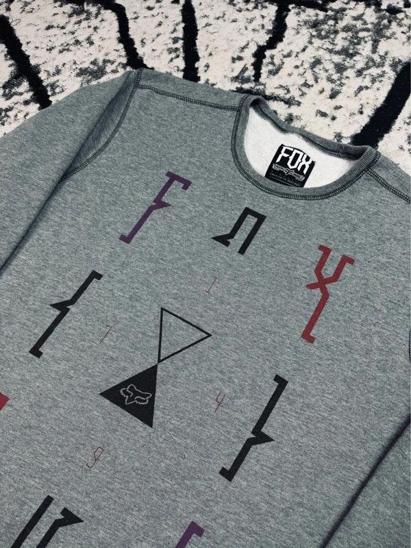 Other Fox crewneck sweatshirt gray XL enduro Size US XL / EU 56 / 4 - 3 Thumbnail