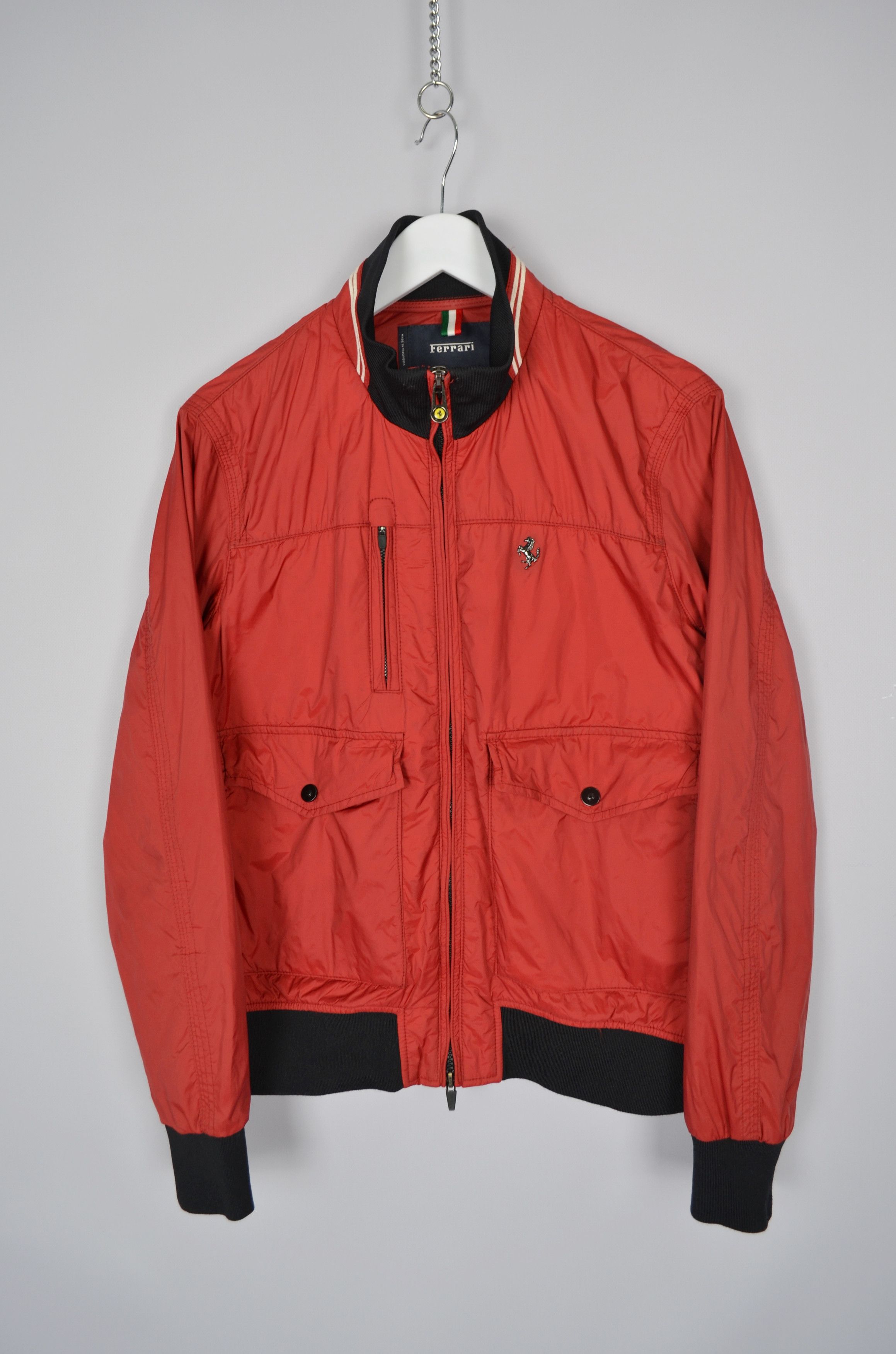 Ferrari × Formula 1 Ferrari Scuderia F1 Red Jacket Nylon Logo Tyvek Lining Sz M Size M / US 6-8 / IT 42-44 - 1 Thumbnail