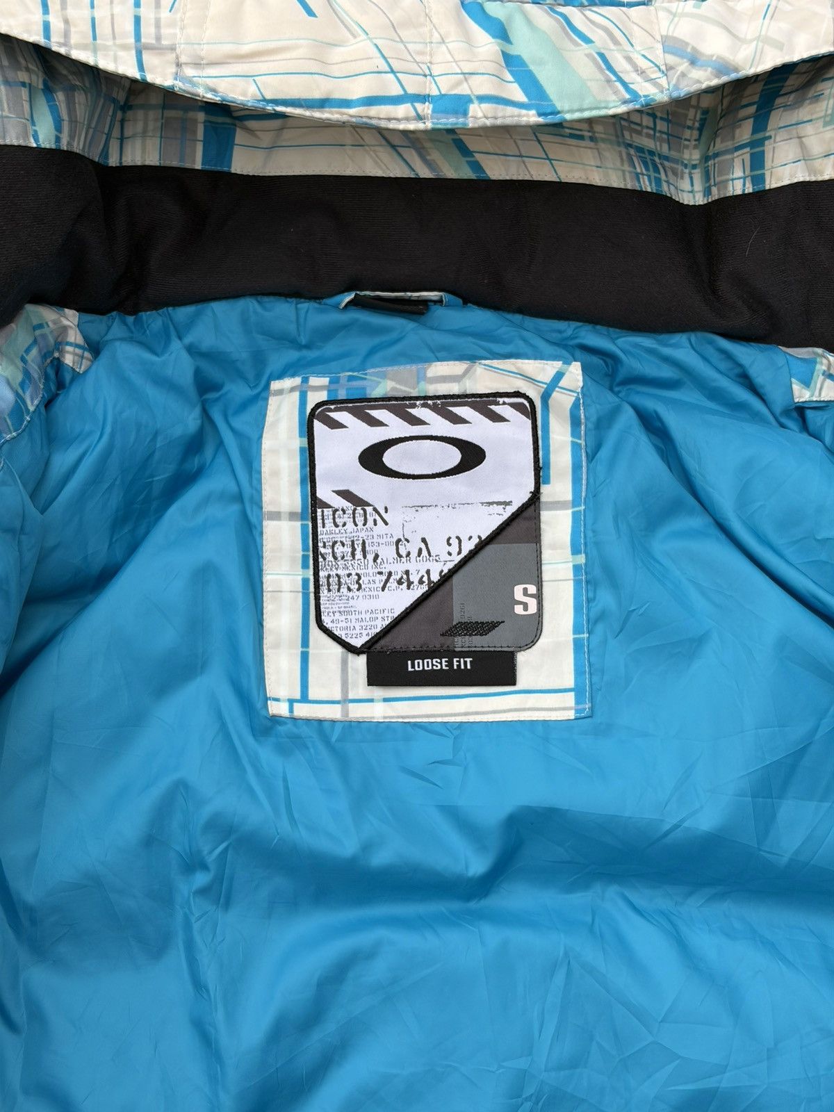 Oakley 00s Oakley Down Geometric Pattern Magnetic Closure Jacket Size US S / EU 44-46 / 1 - 17 Thumbnail