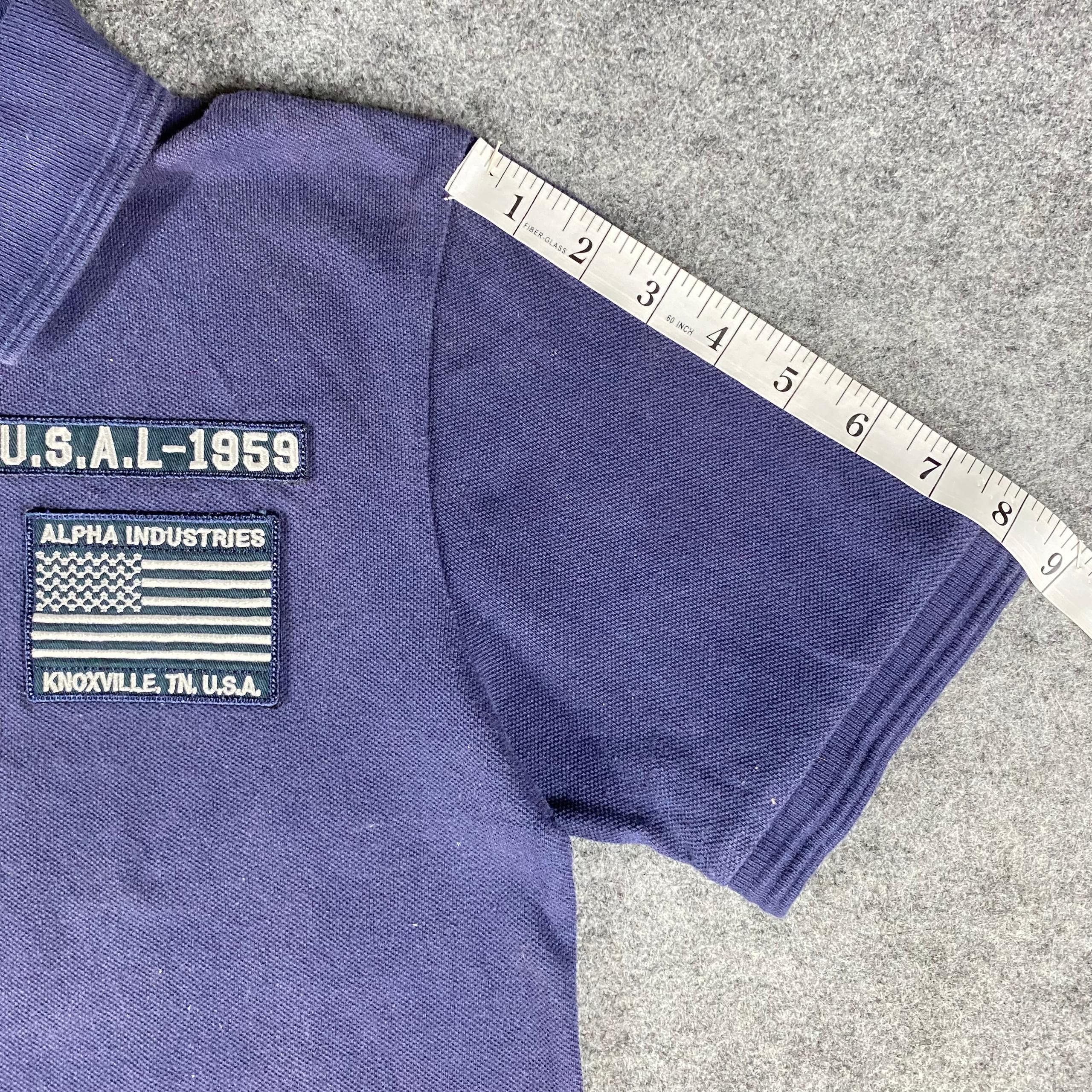 Alpha Industries Vintage Alpha Industry Polo Shirt Size US M / EU 48-50 / 2 - 5 Thumbnail