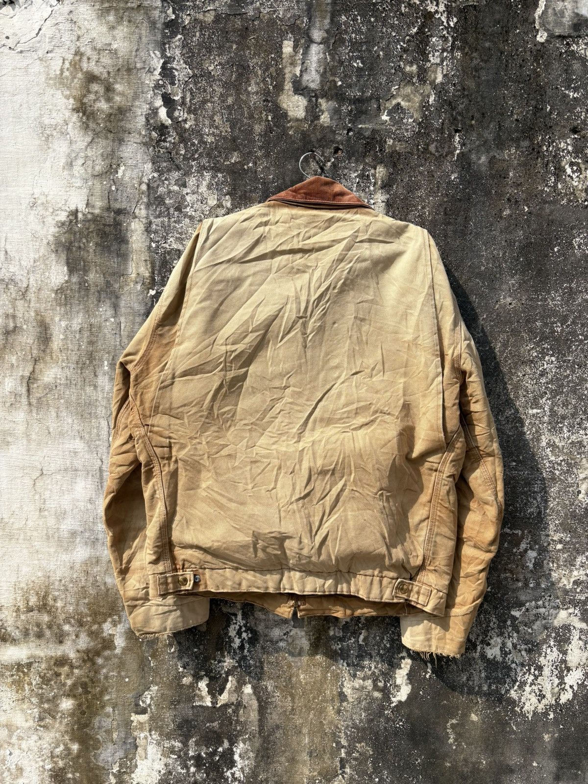 Carhartt Vintage Carhartt Detroit Jacket J001 TAN Size US L / EU 52-54 / 3 - 3 Thumbnail