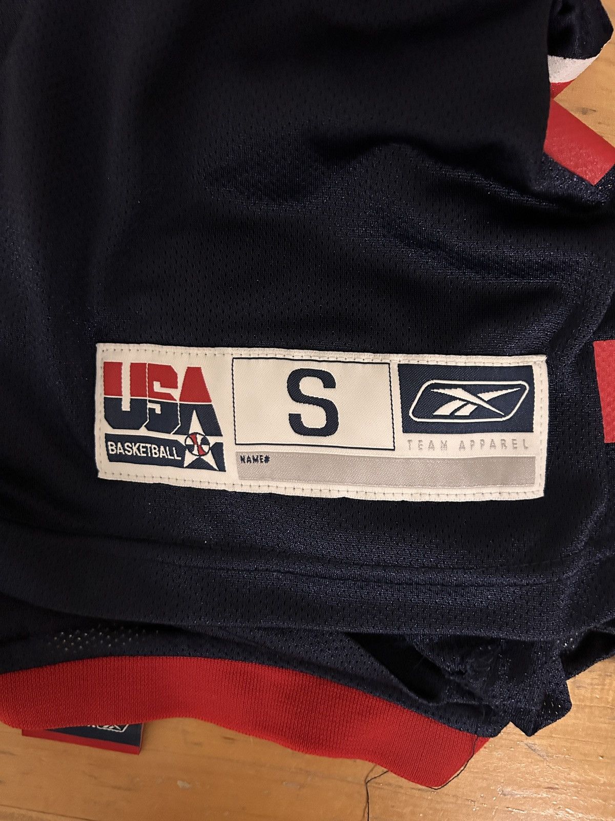 NBA 2004 Allen Iverson Team USA Number 4 Reebok Olympics Jersey Size US L / EU 52-54 / 3 - 9 Thumbnail
